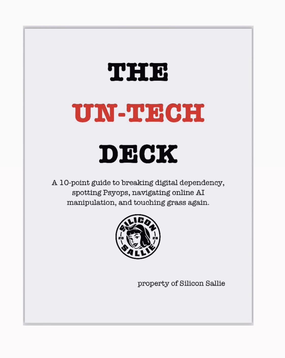 The Official Un-Tech Deck