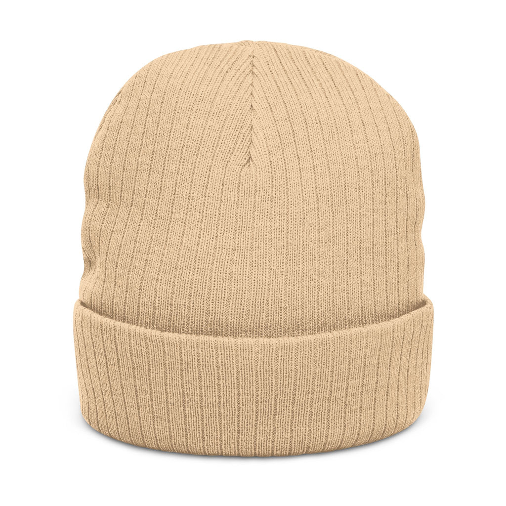 Team Snowden Ribbed Knit Beanie (Embroidery)