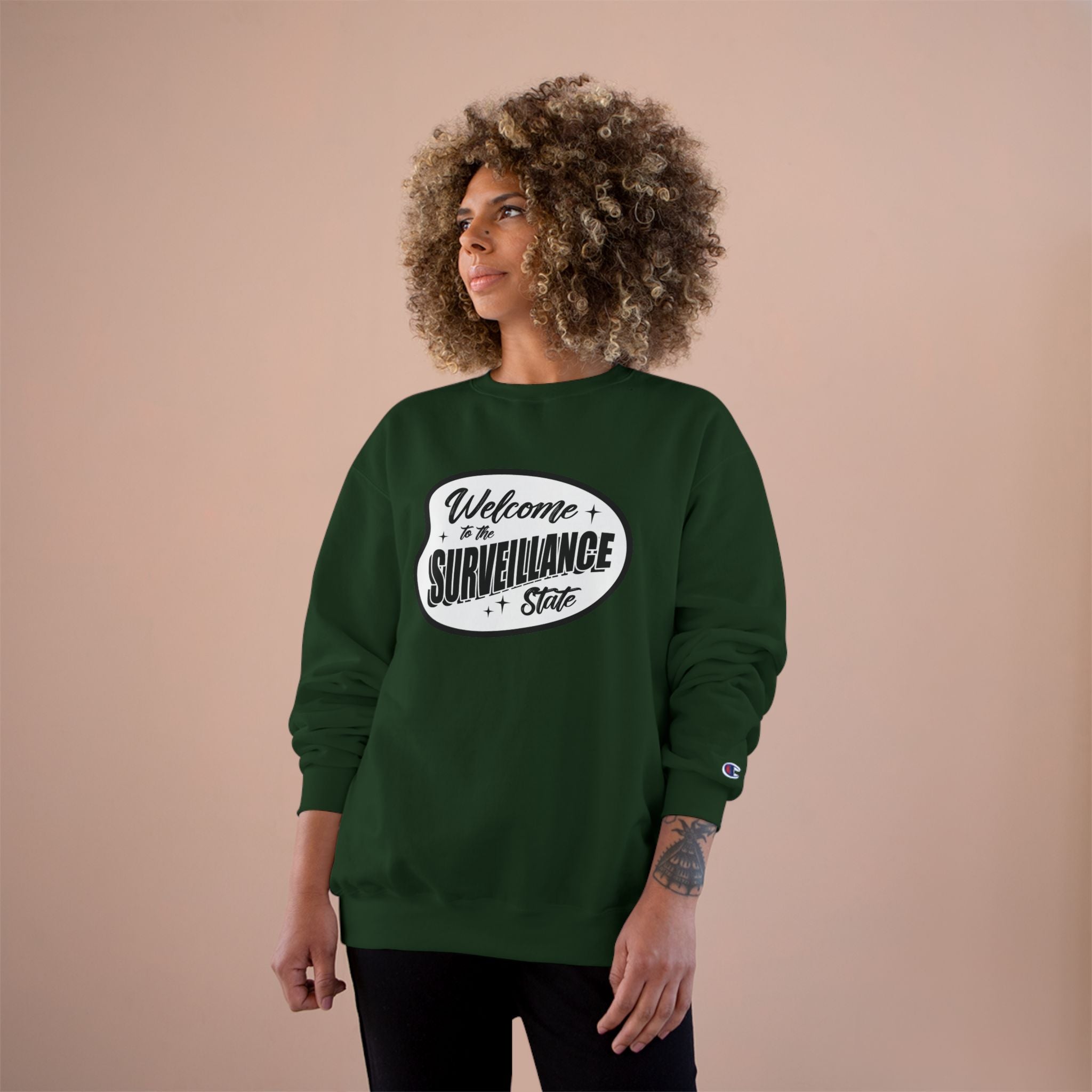 Anti AI Surveillance Champion Sweatshirt