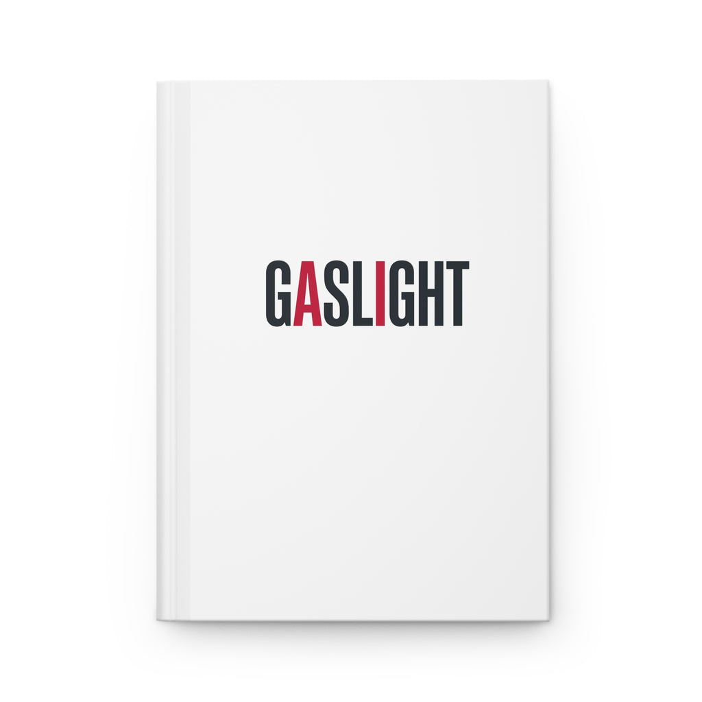 AI Gaslight Hardcover Journal Matte