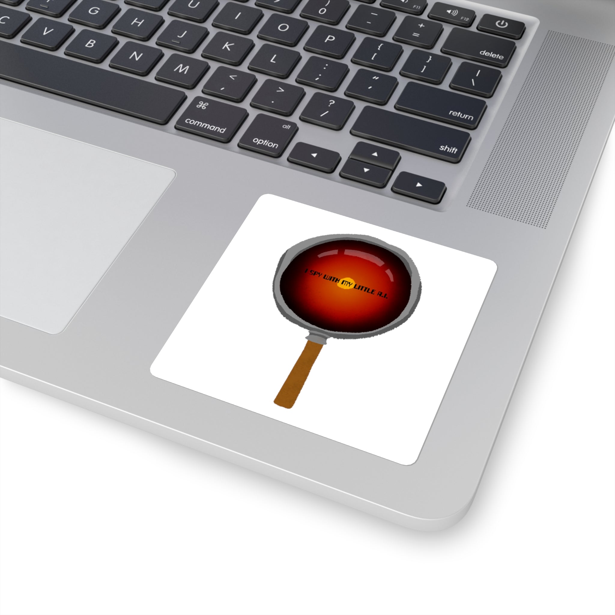 I Spy AI Square Stickers