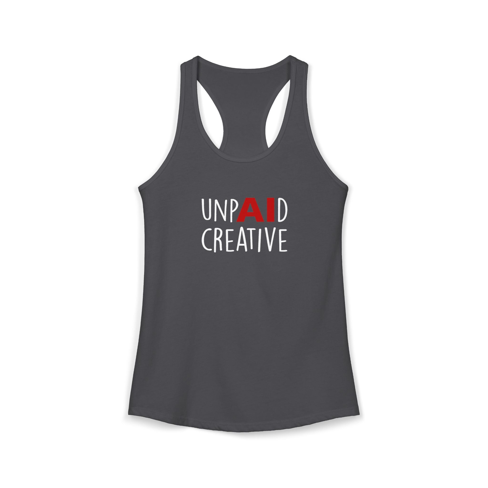 UnpAId Creative Women's Racerback Tank
