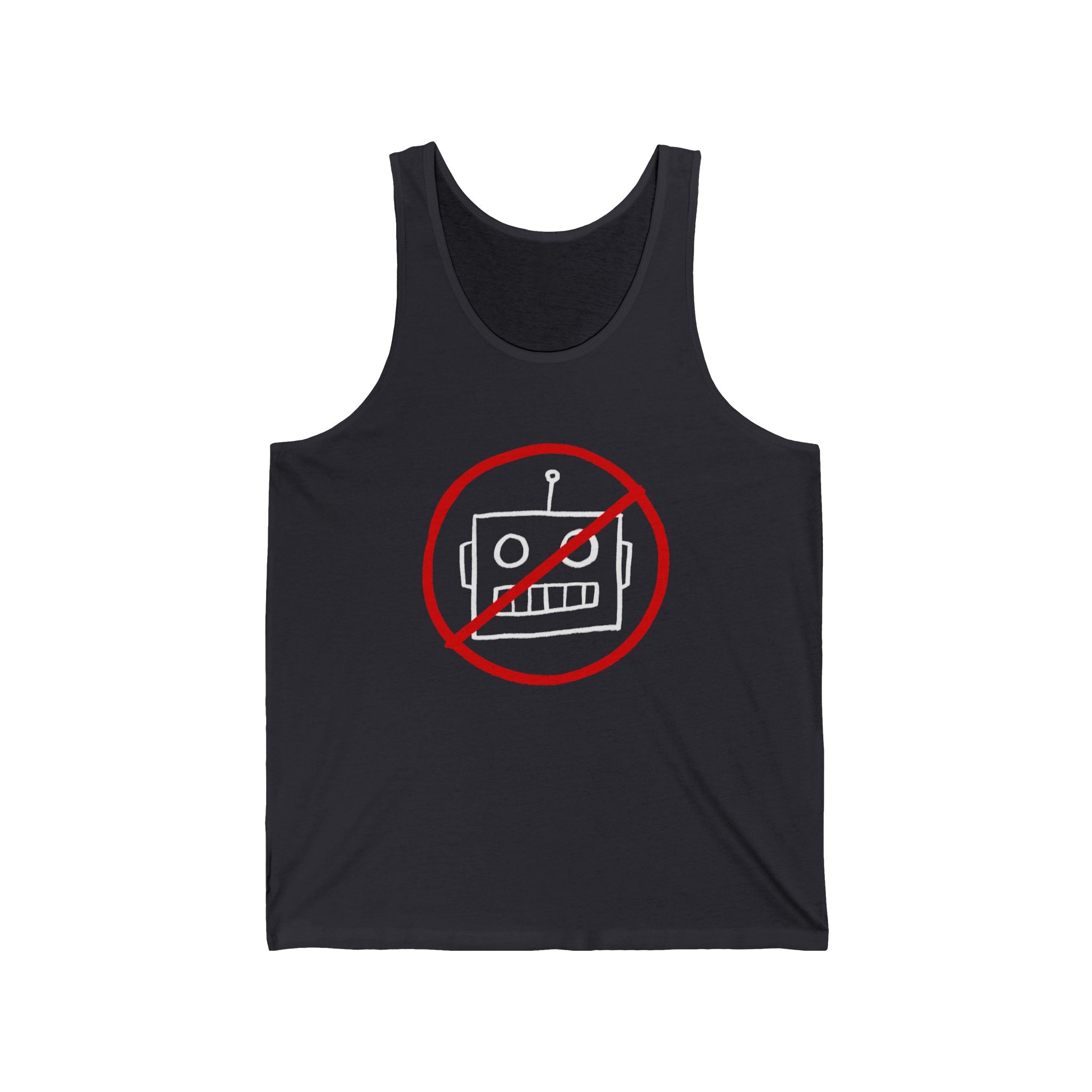 Anti AI Robot Unisex Tank