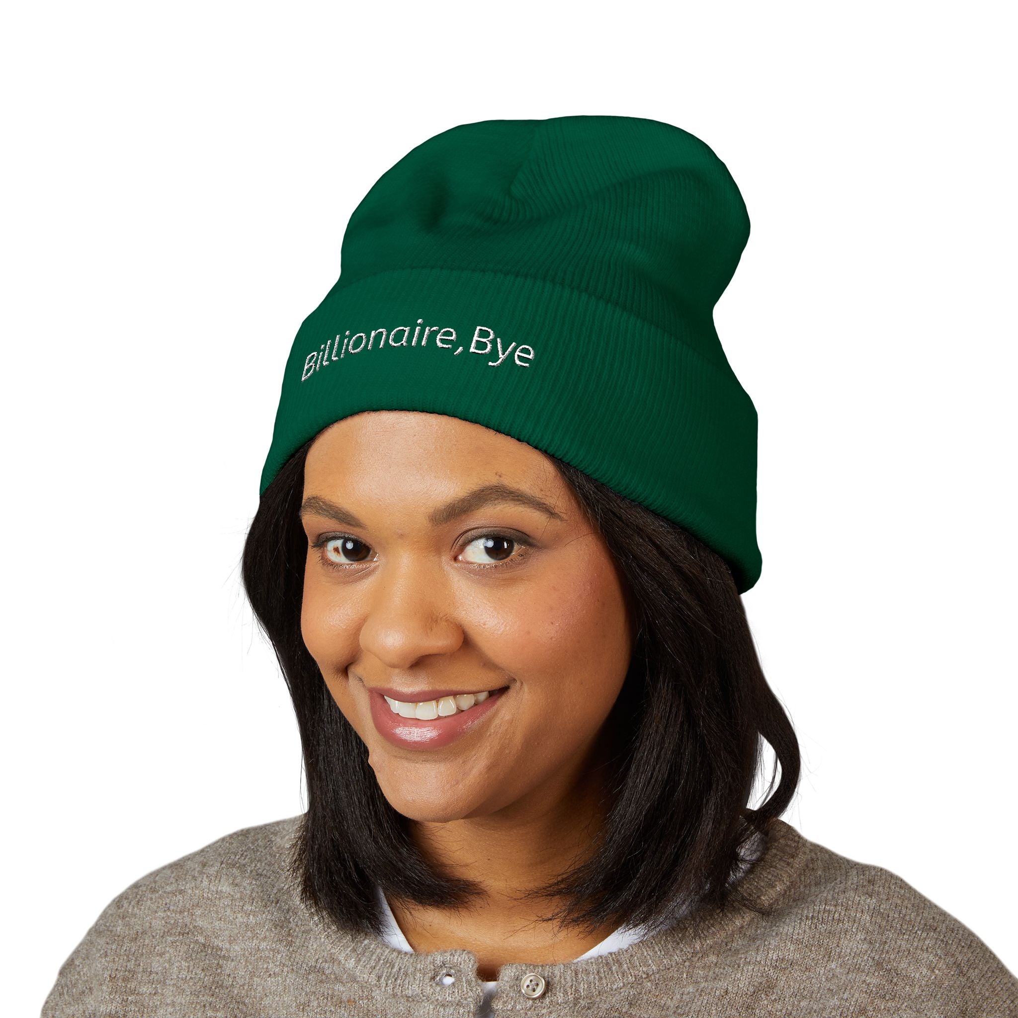 Billionaire, Bye Classic Cuffed Beanie (Embroidered)