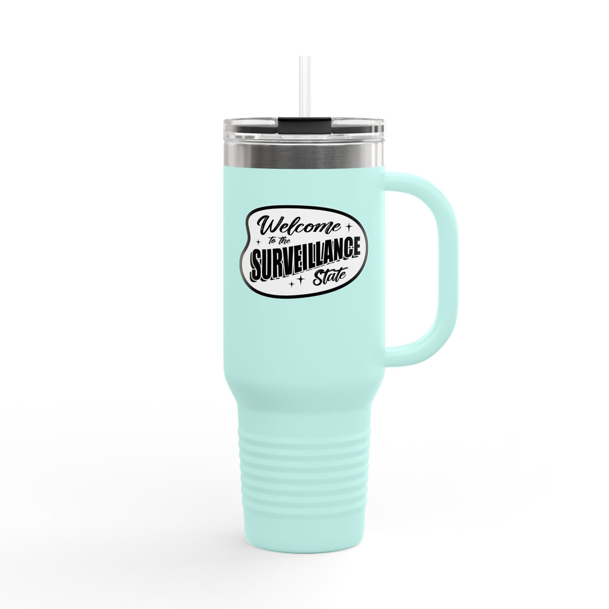 Anti AI Surveillance Insulated Travel Mug, 40oz
