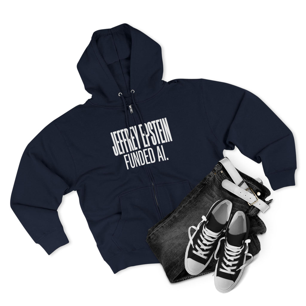 Epstein AI Unisex Zip Hoodie