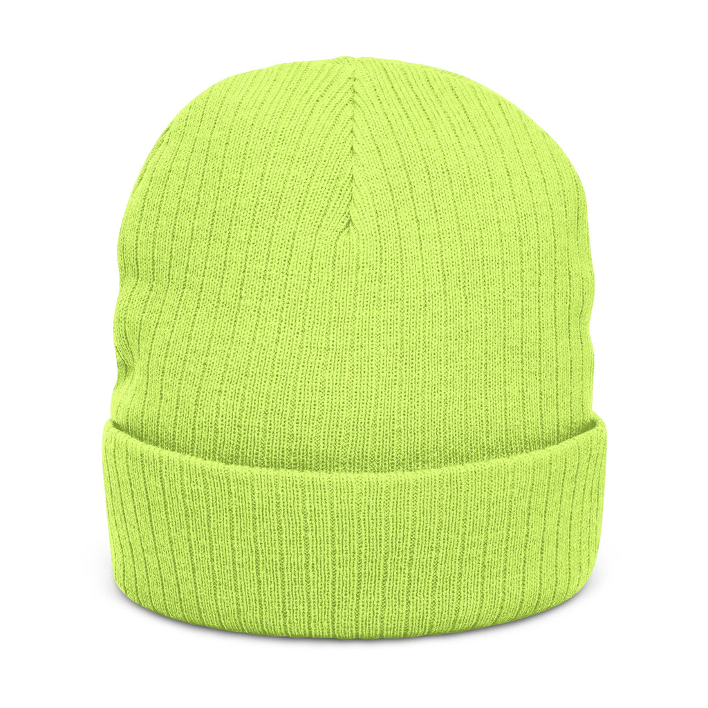 Team Snowden Ribbed Knit Beanie (Embroidery)