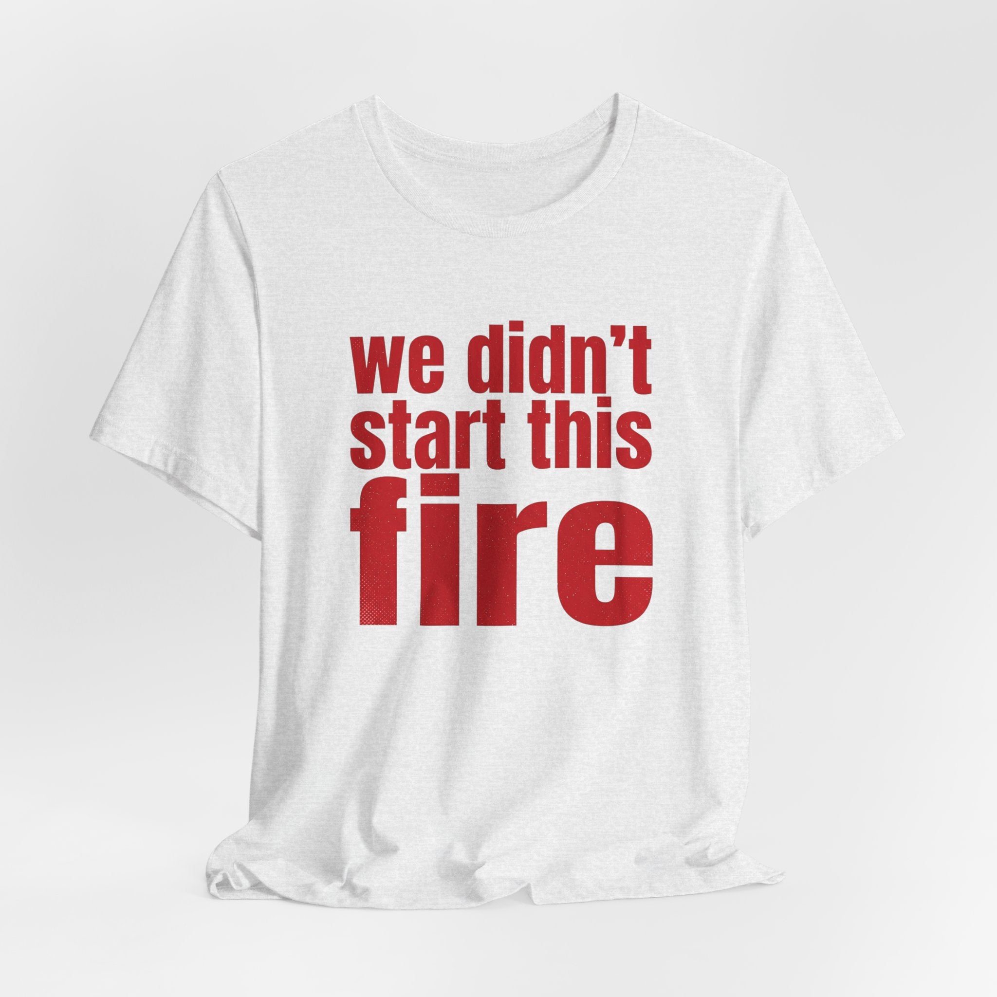 Anti Big Tech Fire Unisex Short Sleeve Tee
