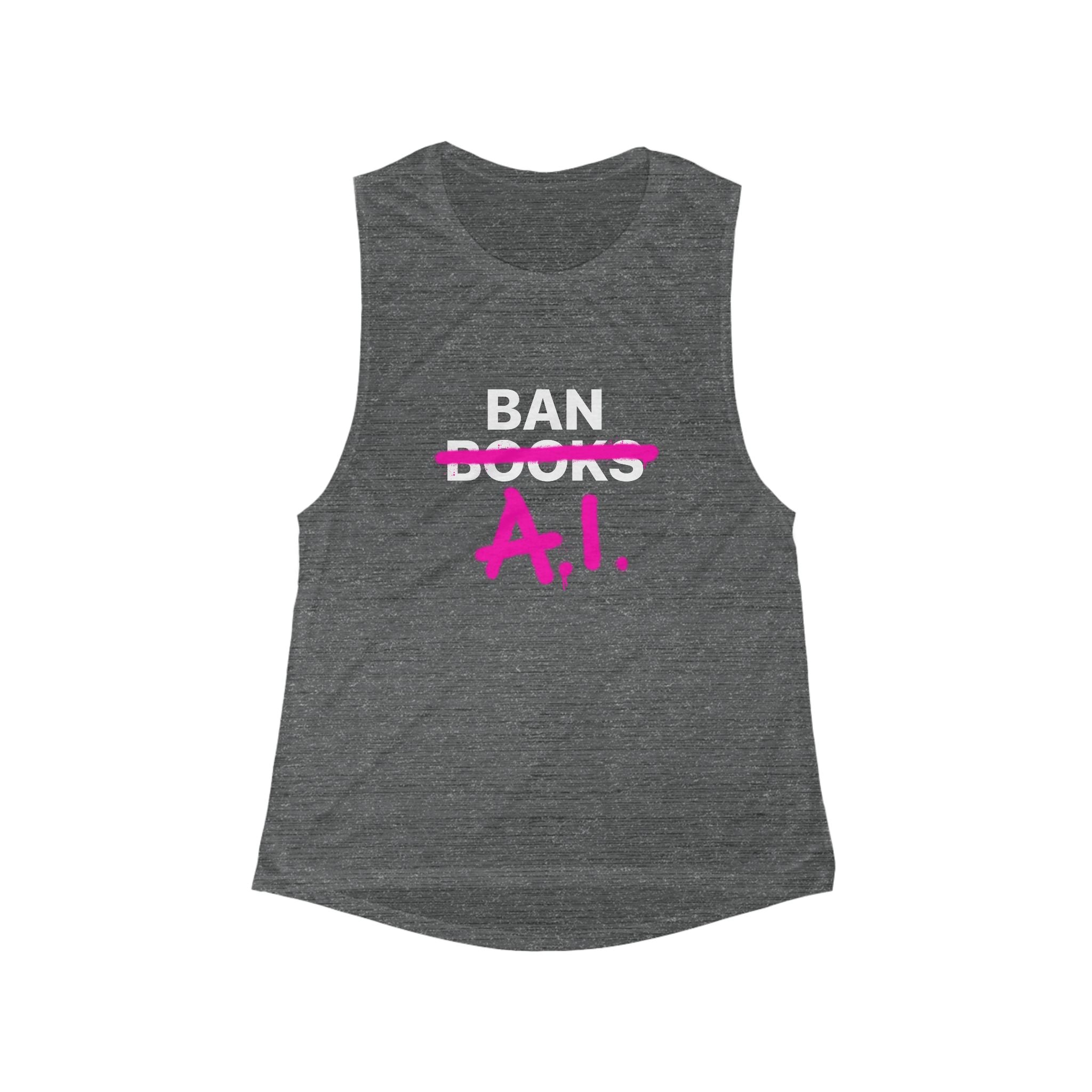 Ban AI Women's Flowy Scoop Muscle Tank