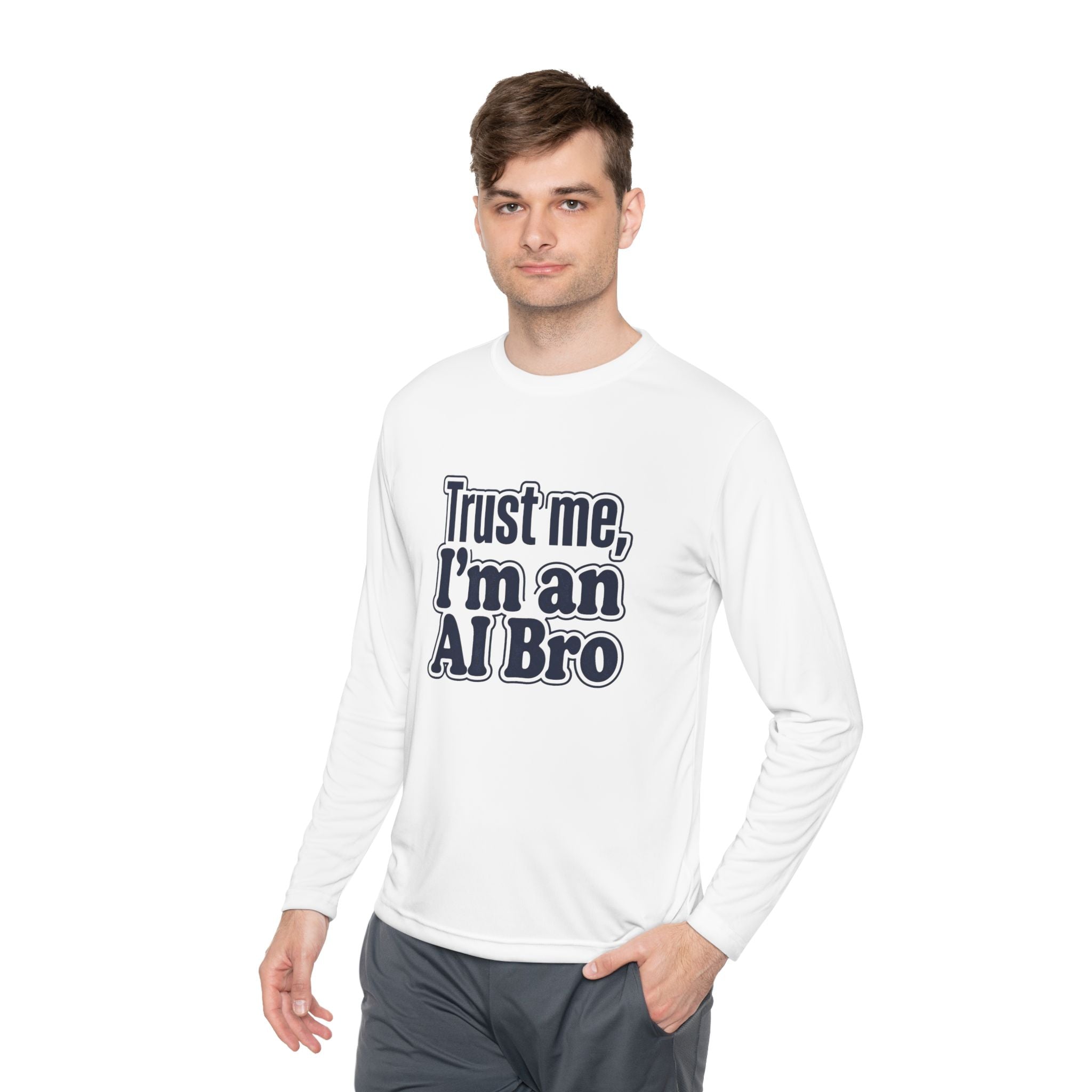 AI Bro Unisex Lightweight Long Sleeve Tee