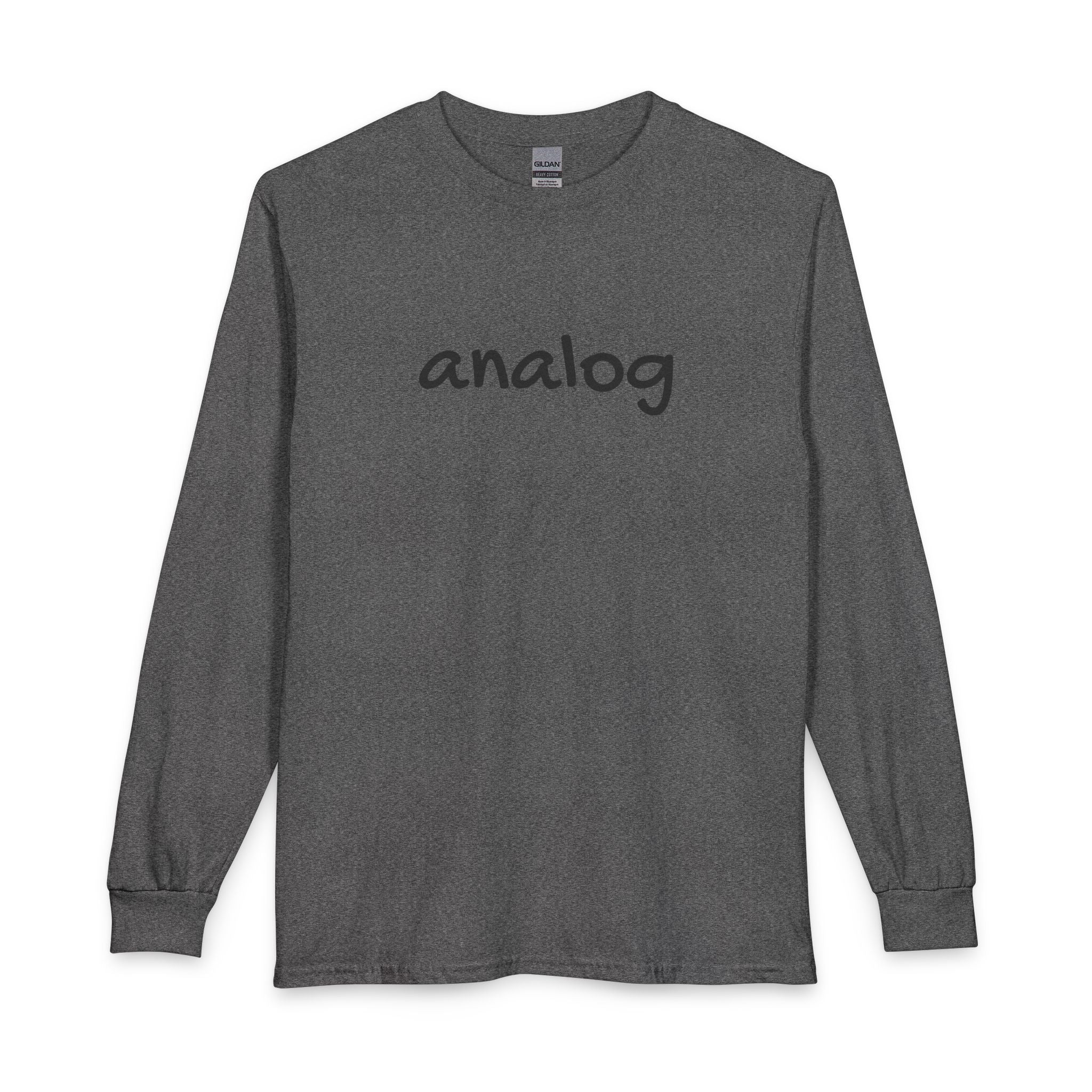 Analog Simple Unisex Long Sleeve T-Shirt