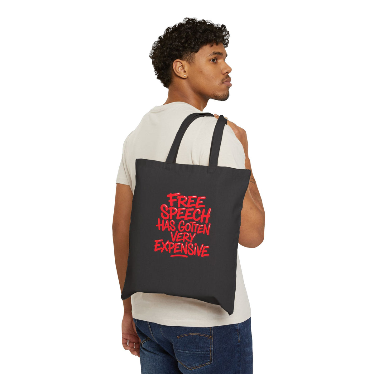 Free Speech Cotton Canvas Tote Bag