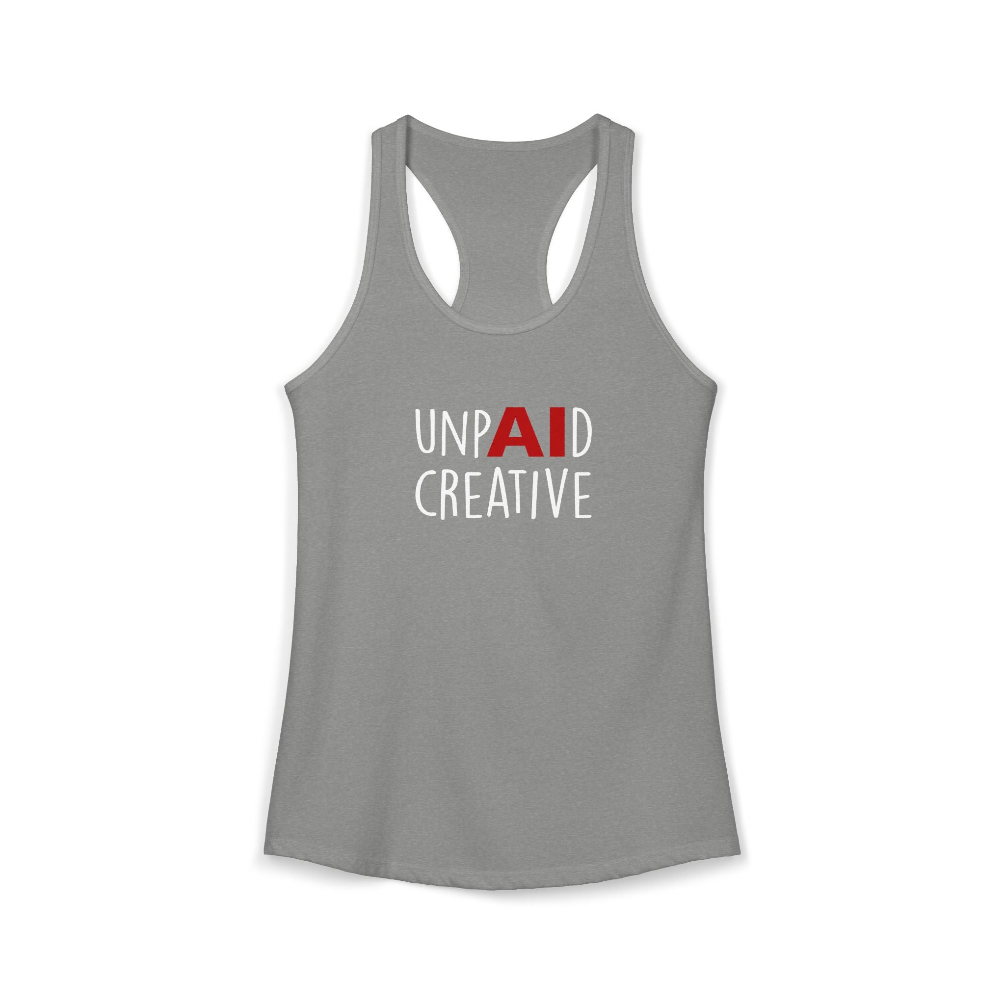 UnpAId Creative Women's Racerback Tank
