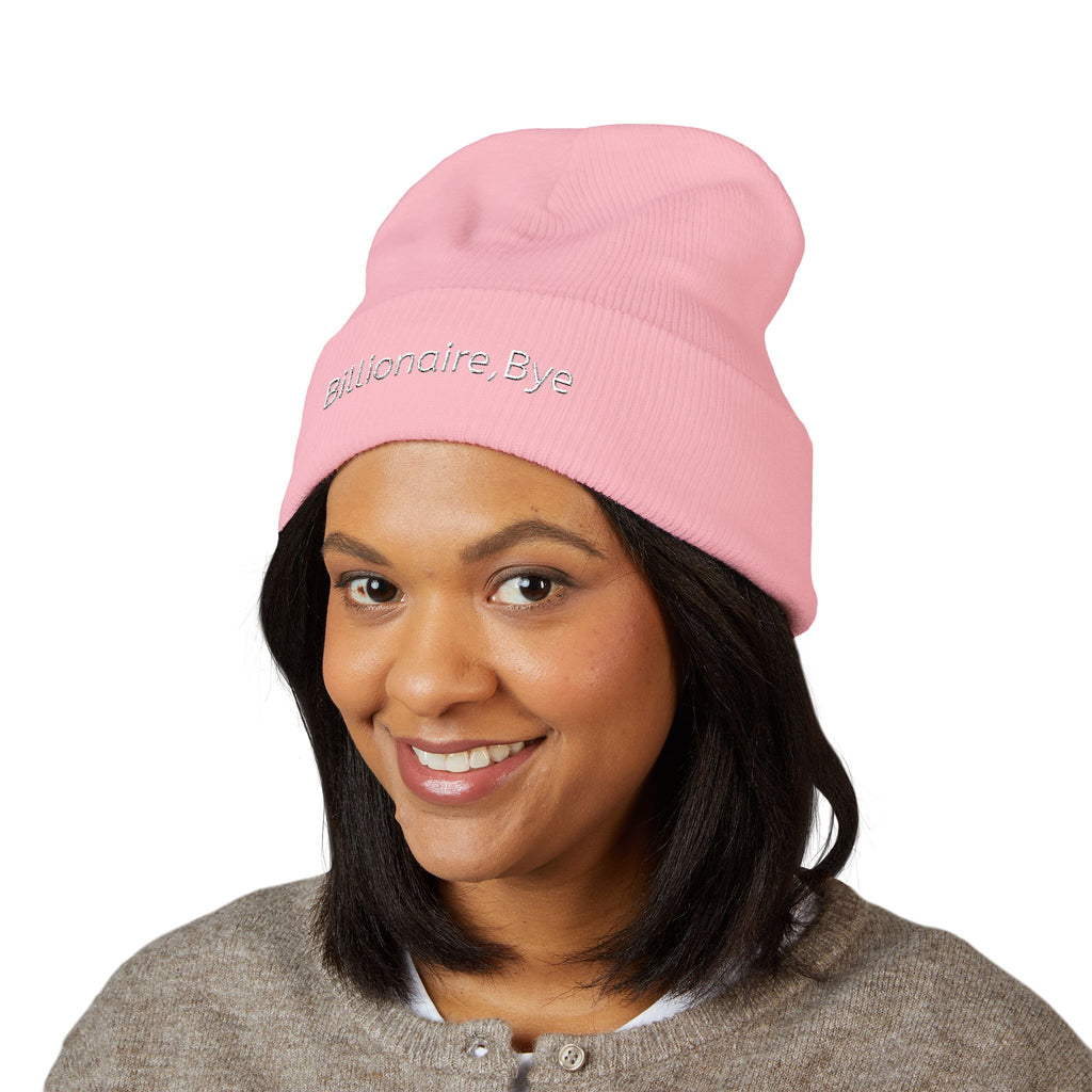 Billionaire, Bye Classic Cuffed Beanie (Embroidered)