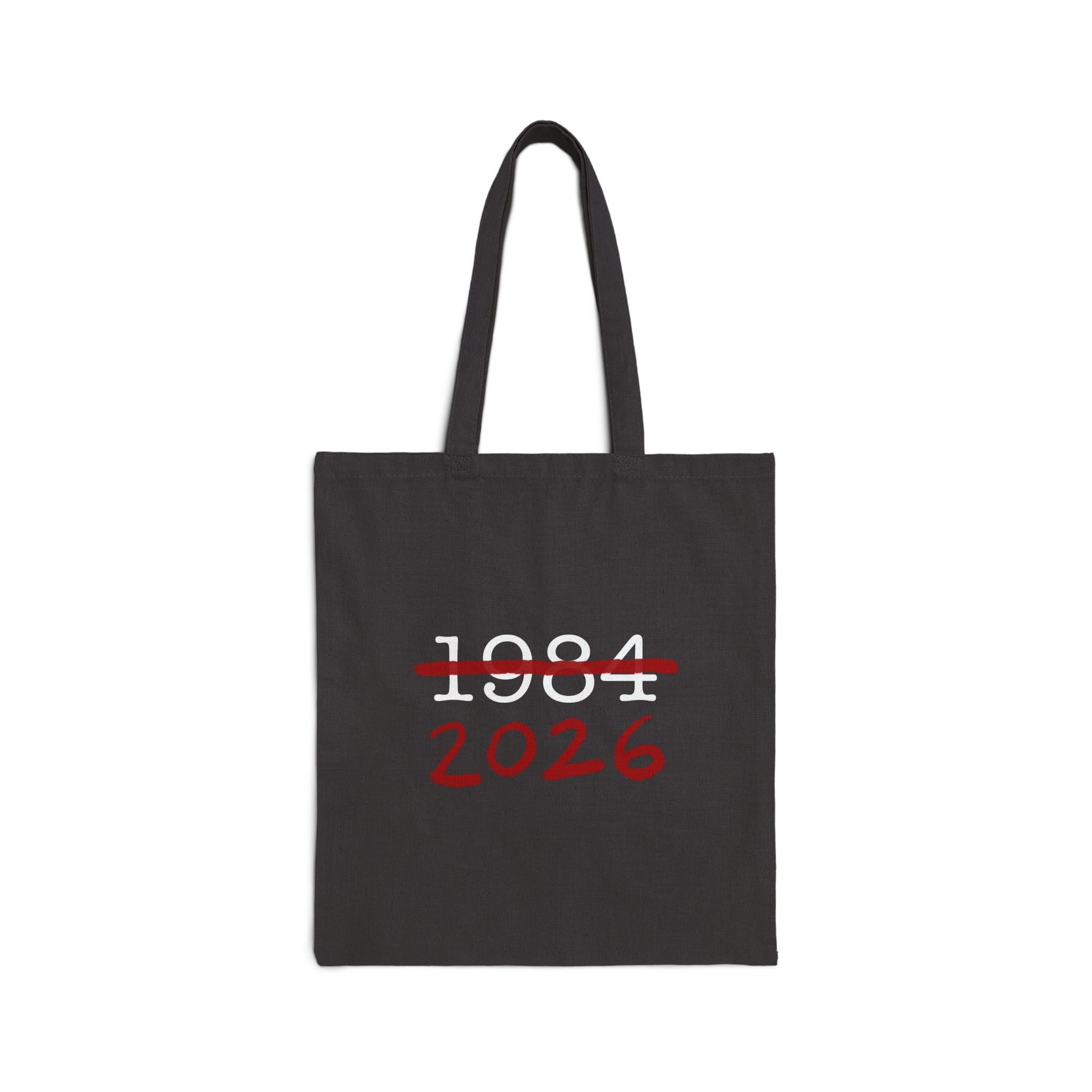 No AI Surveillance 1984 Cotton Canvas Tote Bag