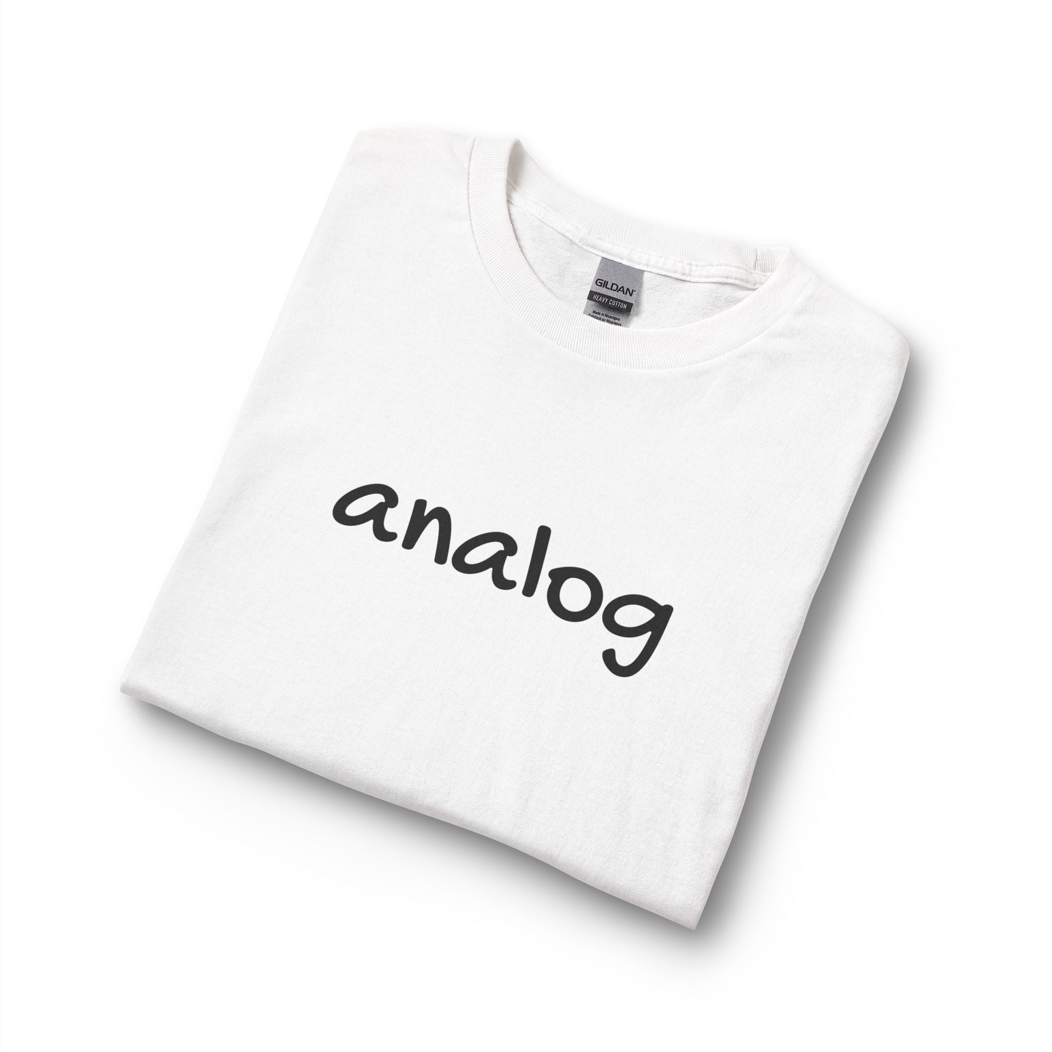 Analog Simple Unisex Long Sleeve T-Shirt