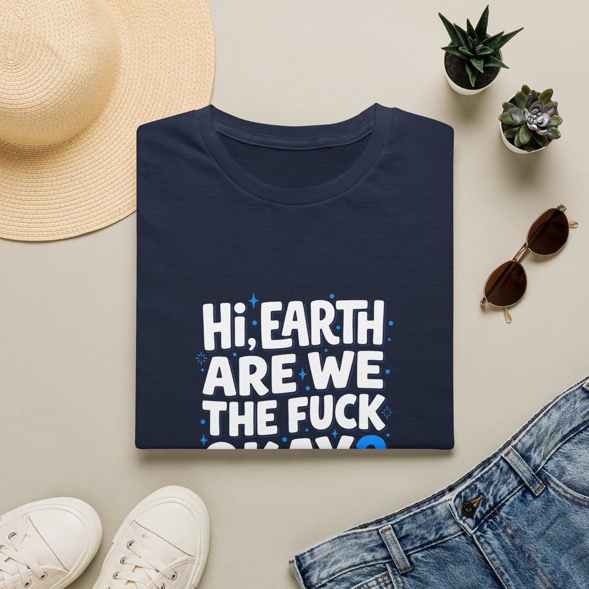 Are We OK Unisex Softstyle T-Shirt
