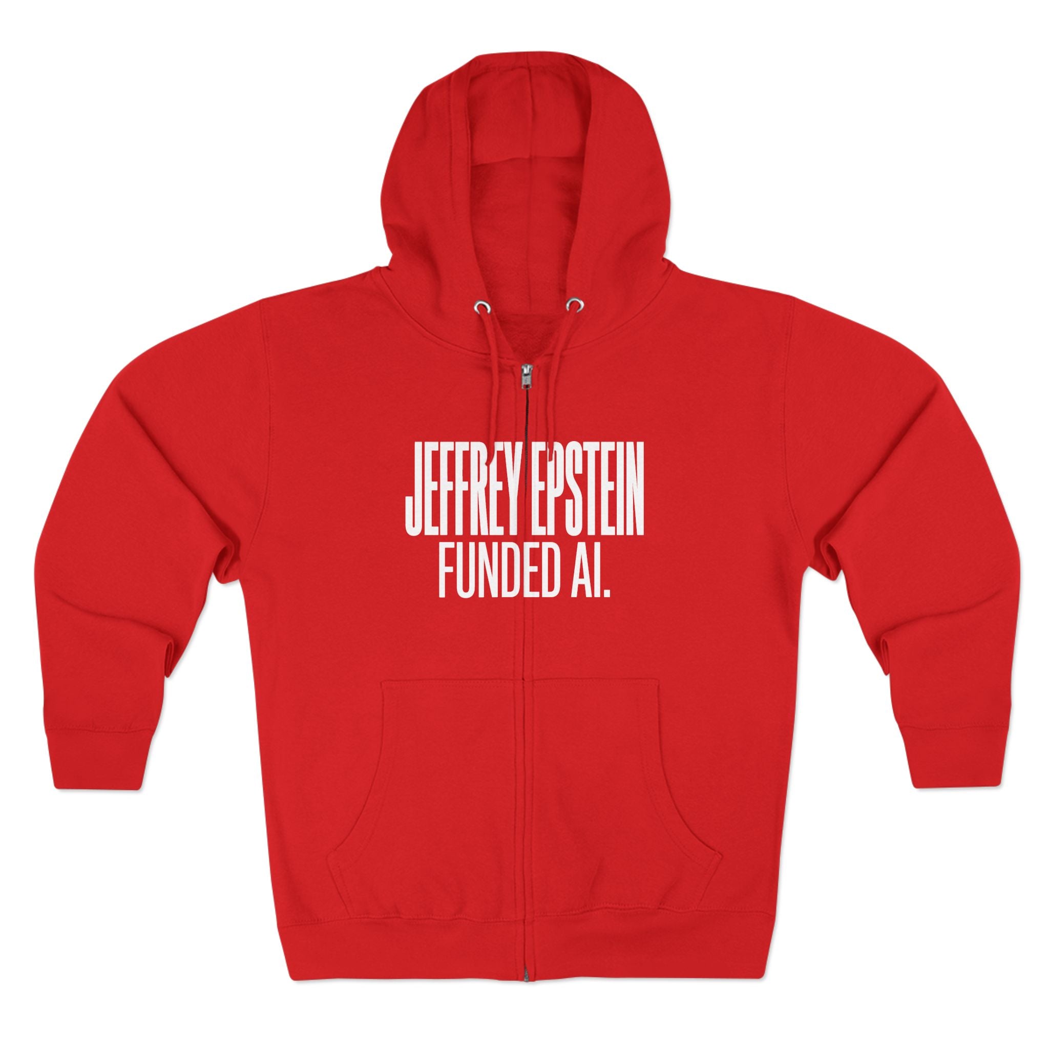 Epstein AI Unisex Zip Hoodie