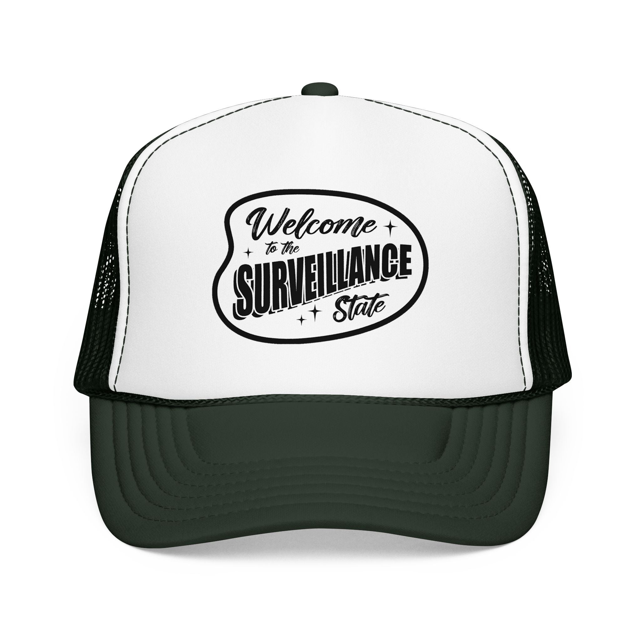 Anti AI Surveillance Foam Trucker Hat