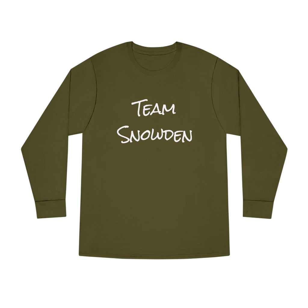 Team Snowden Long Sleeve Crewneck Tee