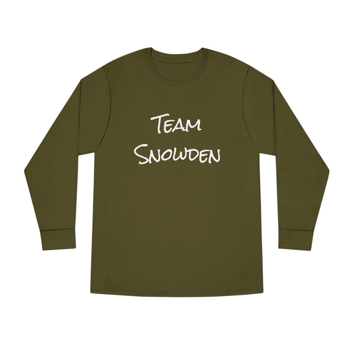 Team Snowden Long Sleeve Crewneck Tee
