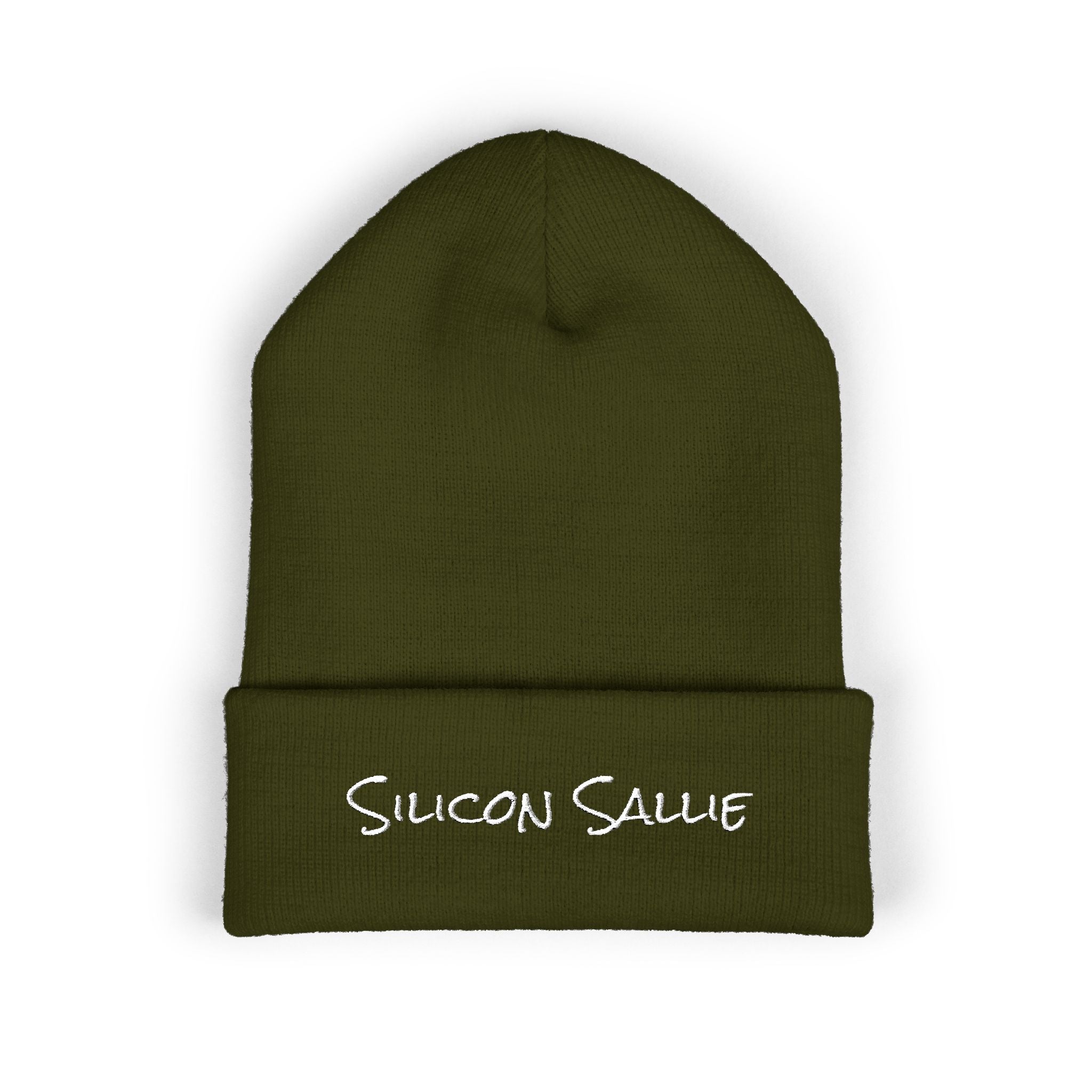 Silicon Sallie Classic Cuffed Beanie (Embroidered)