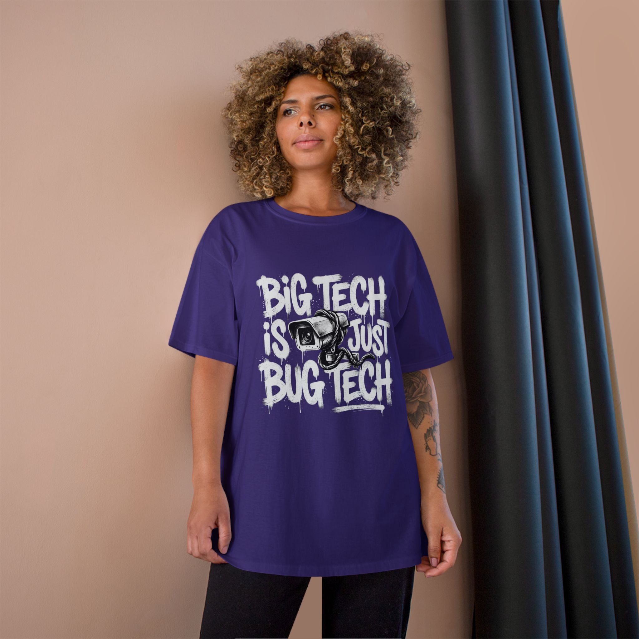 Big Tech Spy Surveillance Champion T-Shirt