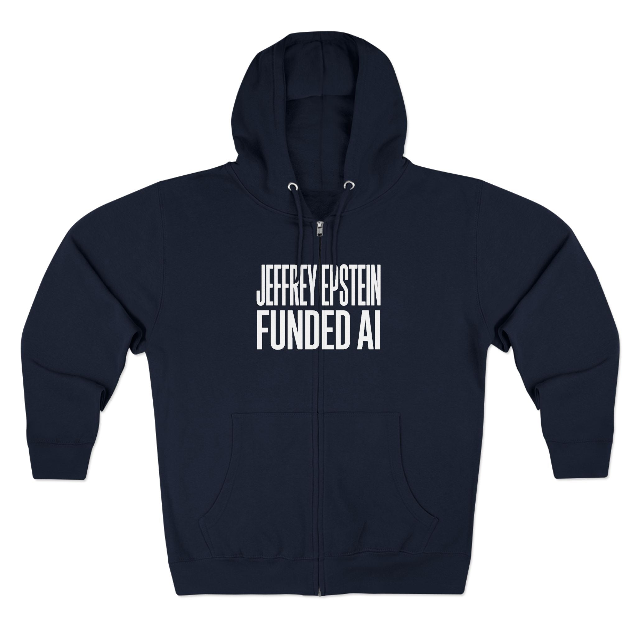 Epstein AI Unisex Hooded Zip Sweatshirt