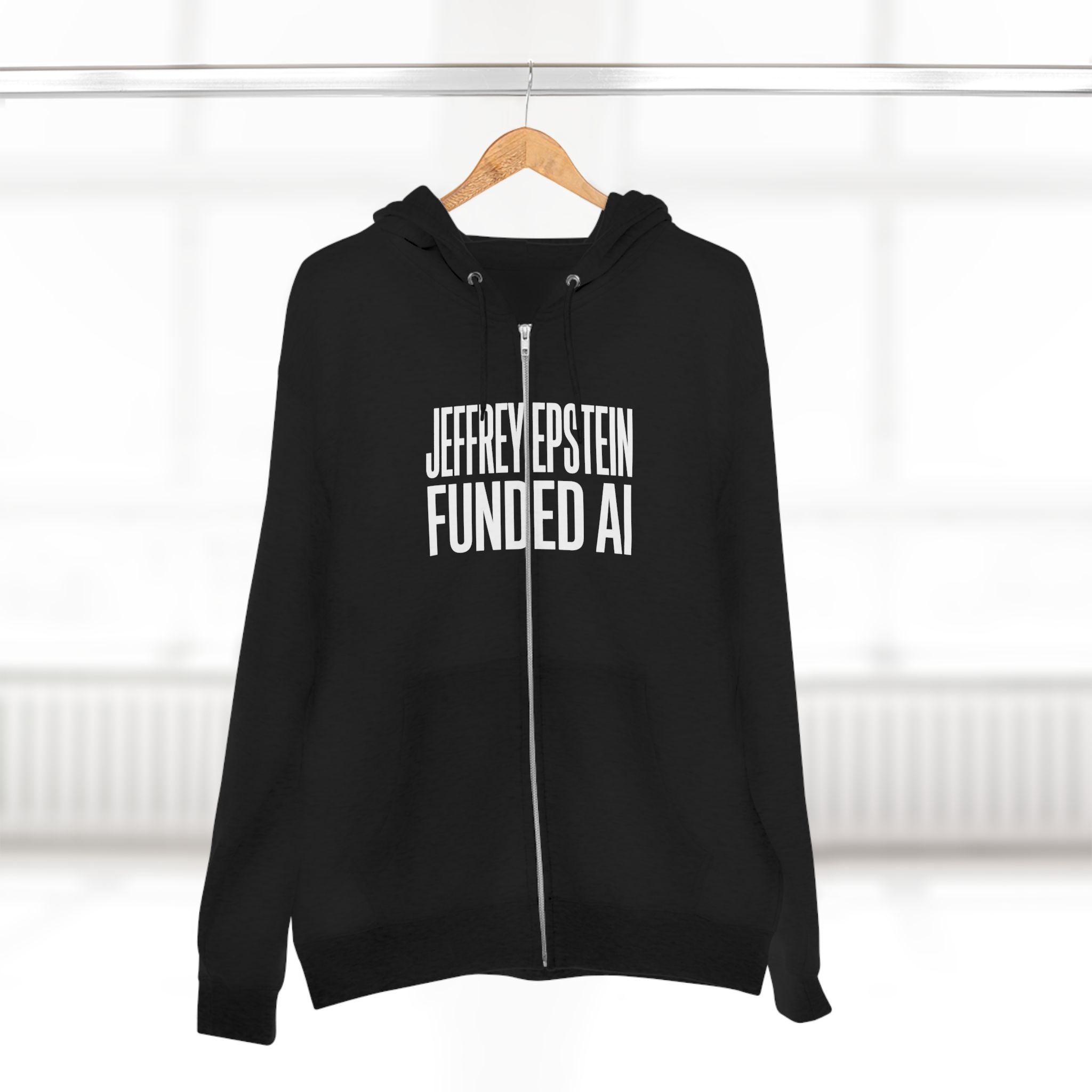 Epstein AI Unisex Hooded Zip Sweatshirt
