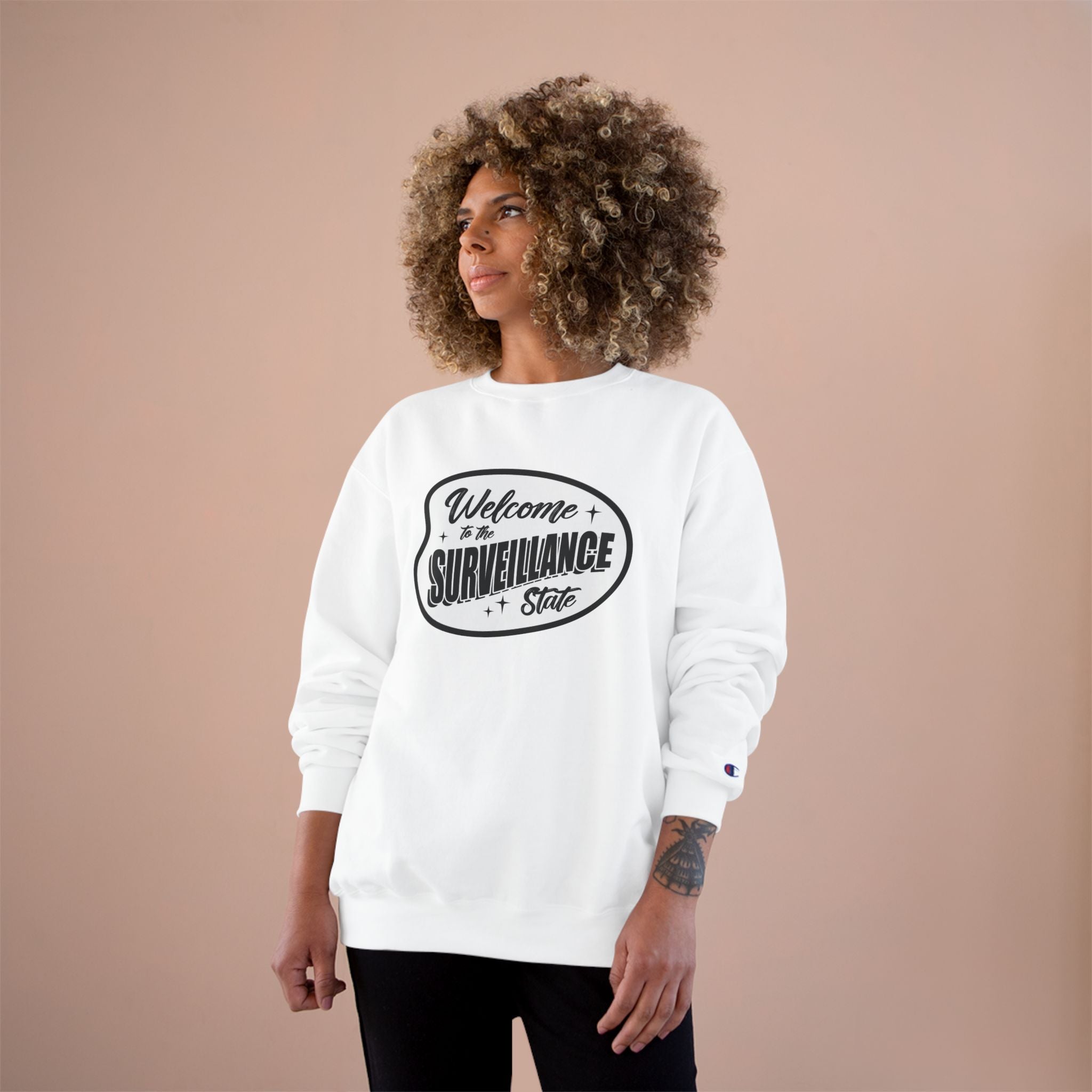 Anti AI Surveillance Champion Sweatshirt