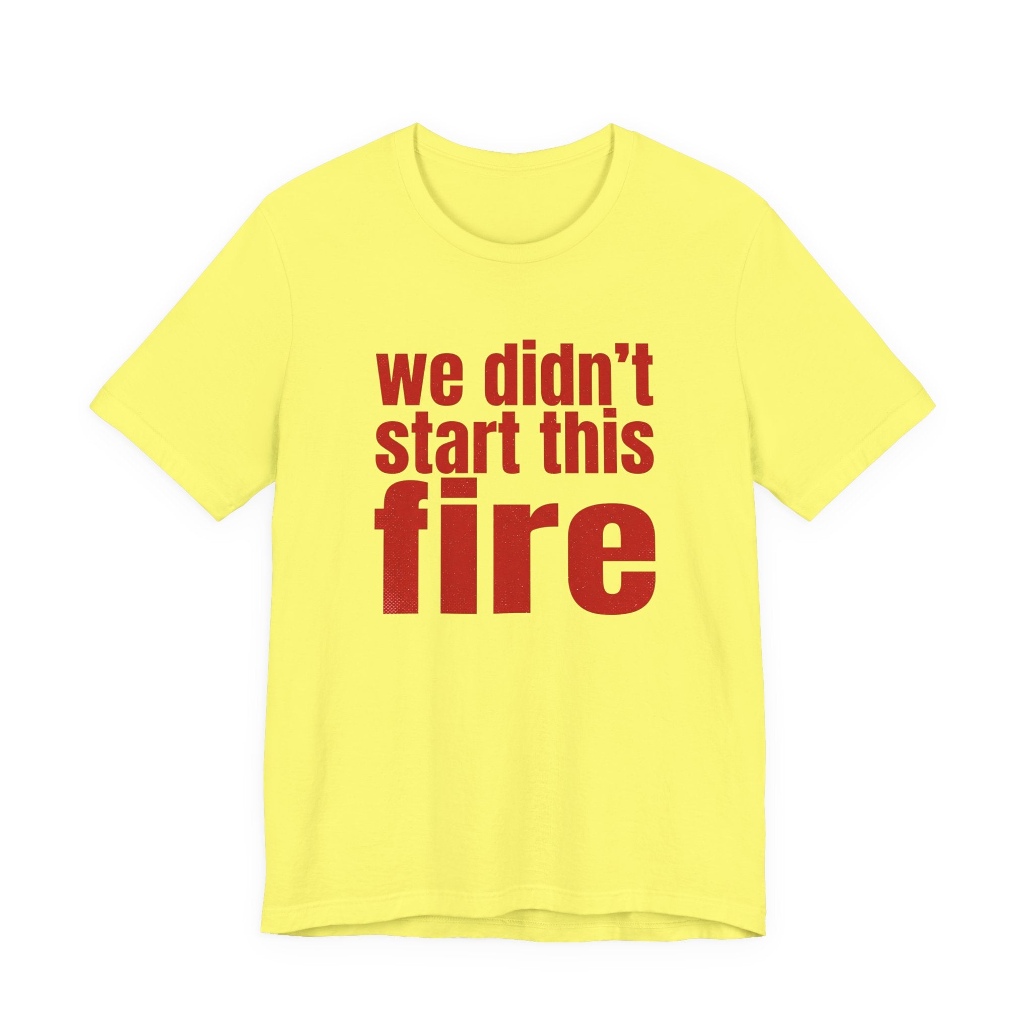 Anti Big Tech Fire Unisex Short Sleeve Tee