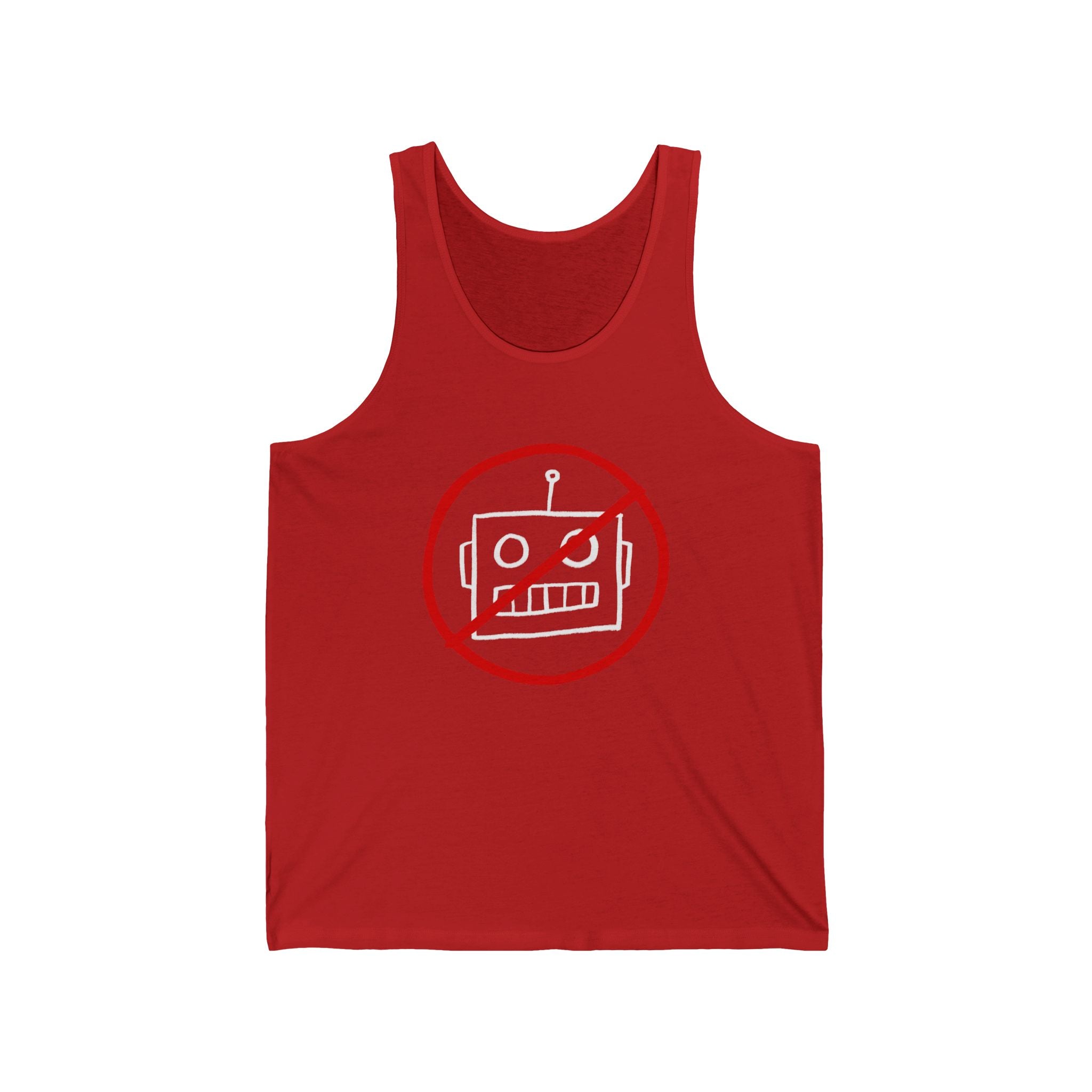 Anti AI Robot Unisex Tank