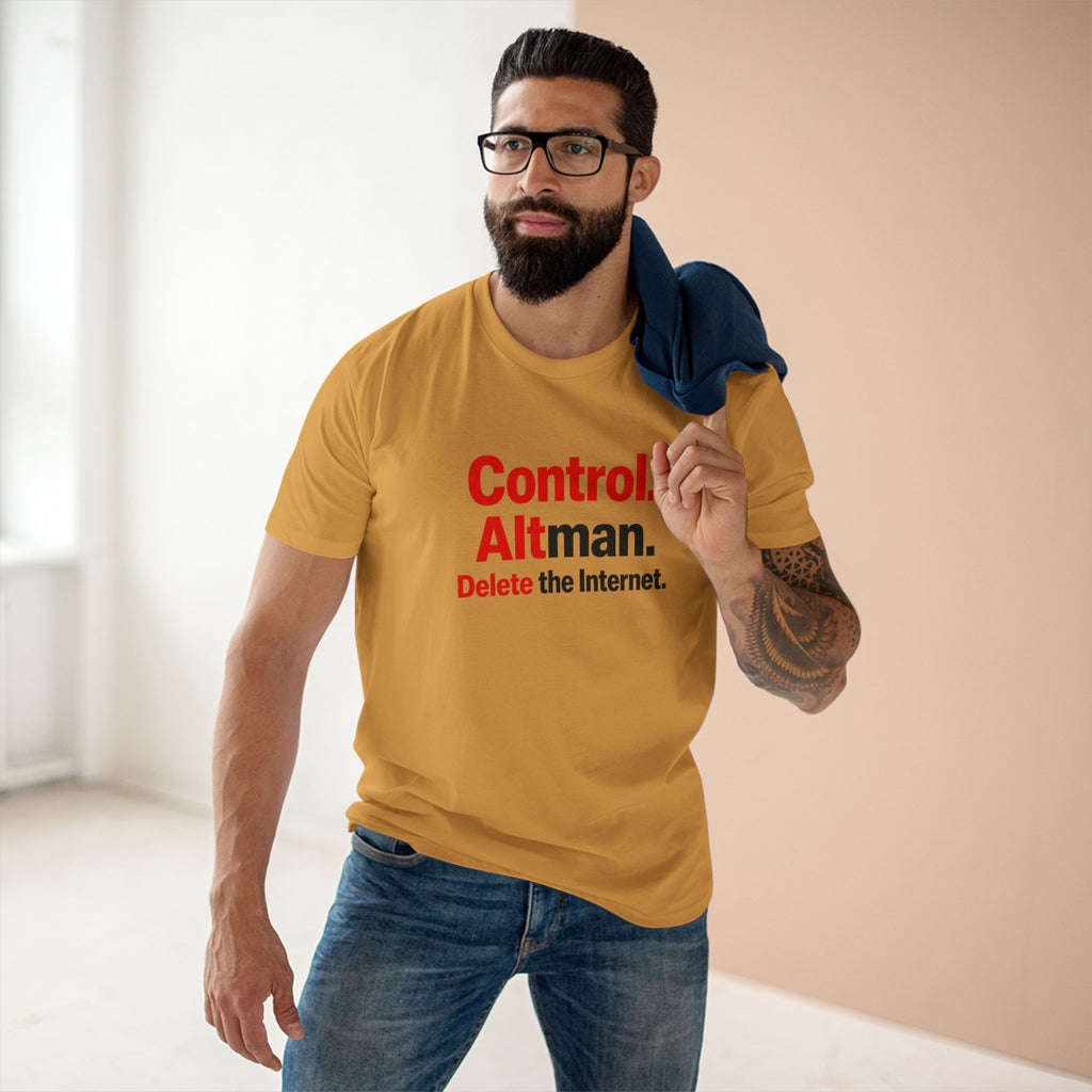 Control Alt Delete Adult Staple Tee