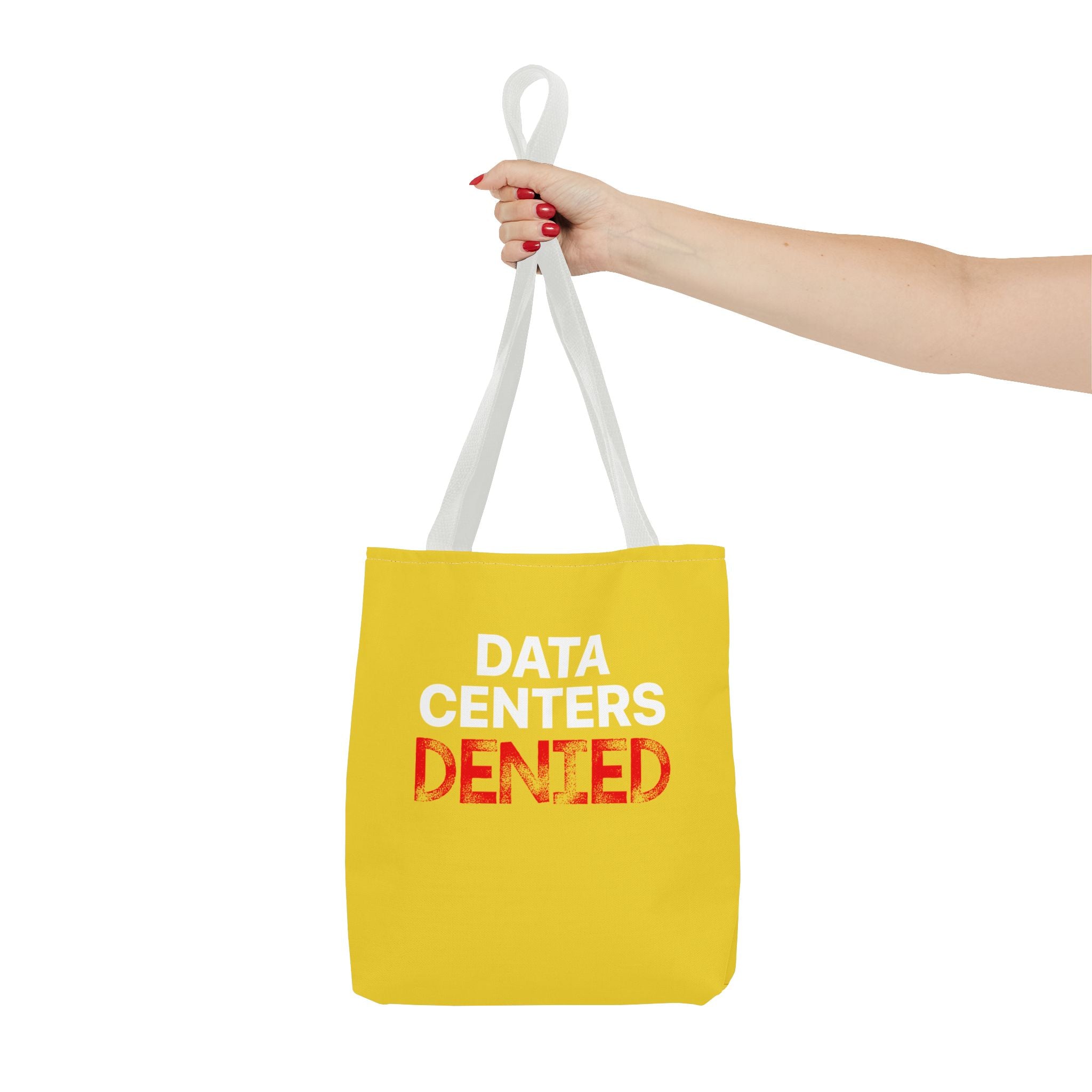 No Data Centers Tote Bag (AOP)