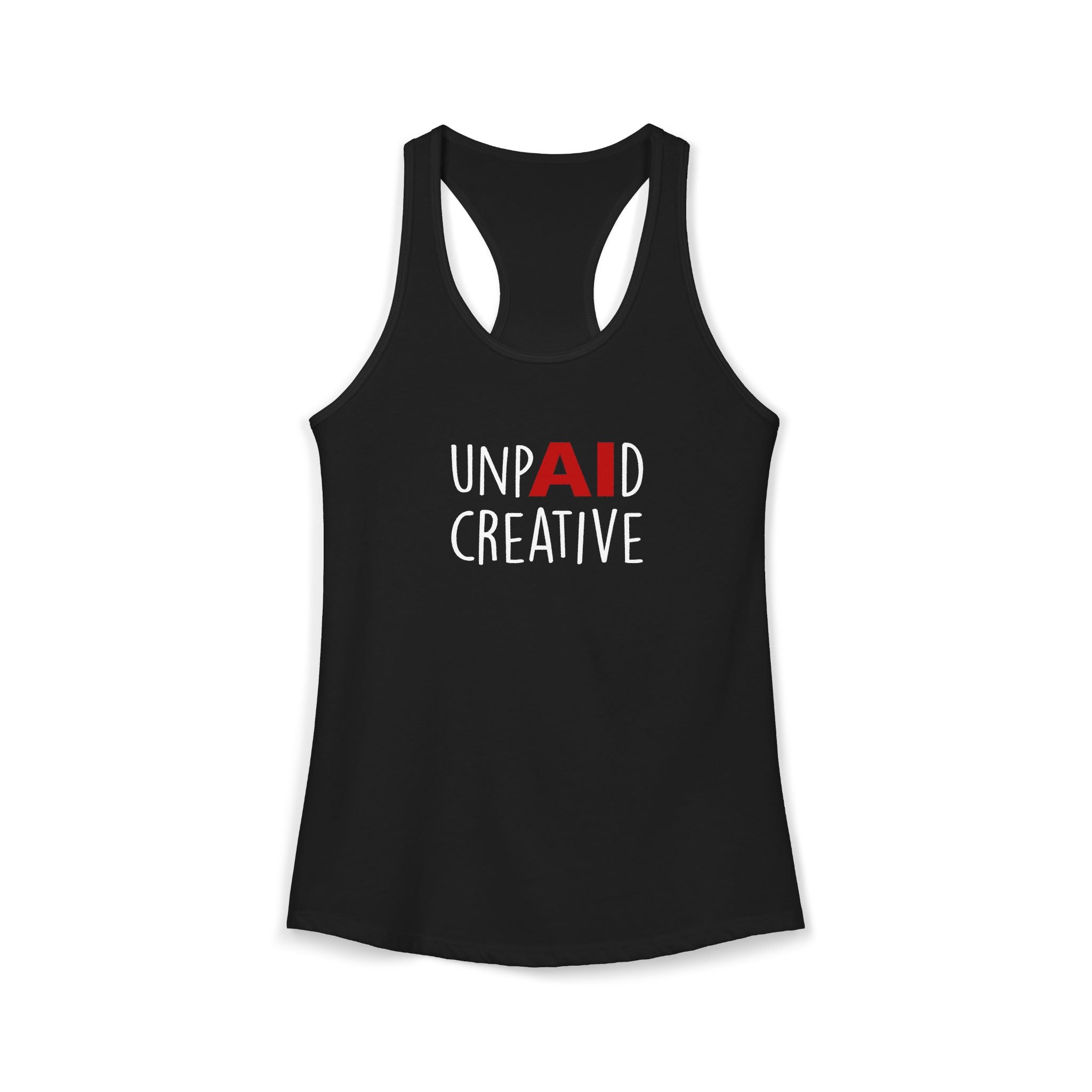 UnpAId Creative Women's Racerback Tank