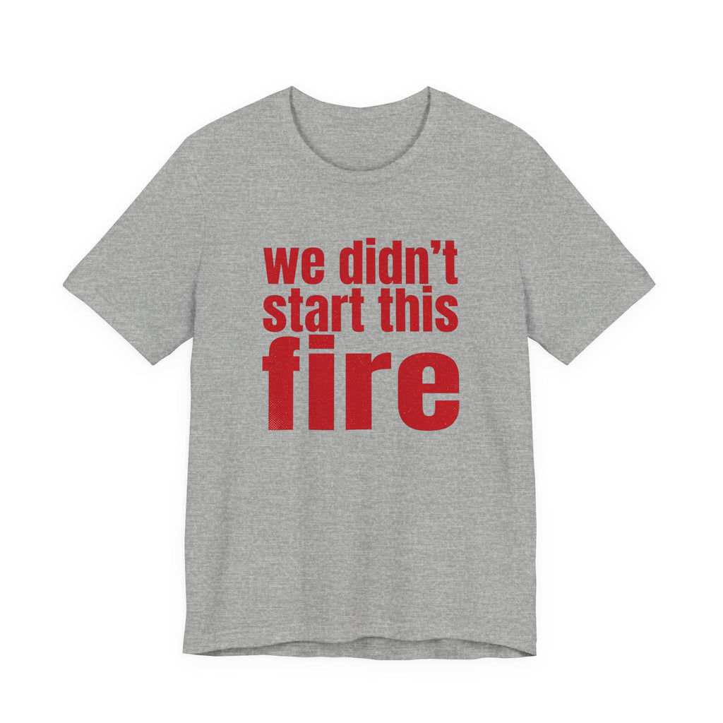 Anti Big Tech Fire Unisex Short Sleeve Tee