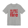 Anti Big Tech Fire Unisex Short Sleeve Tee