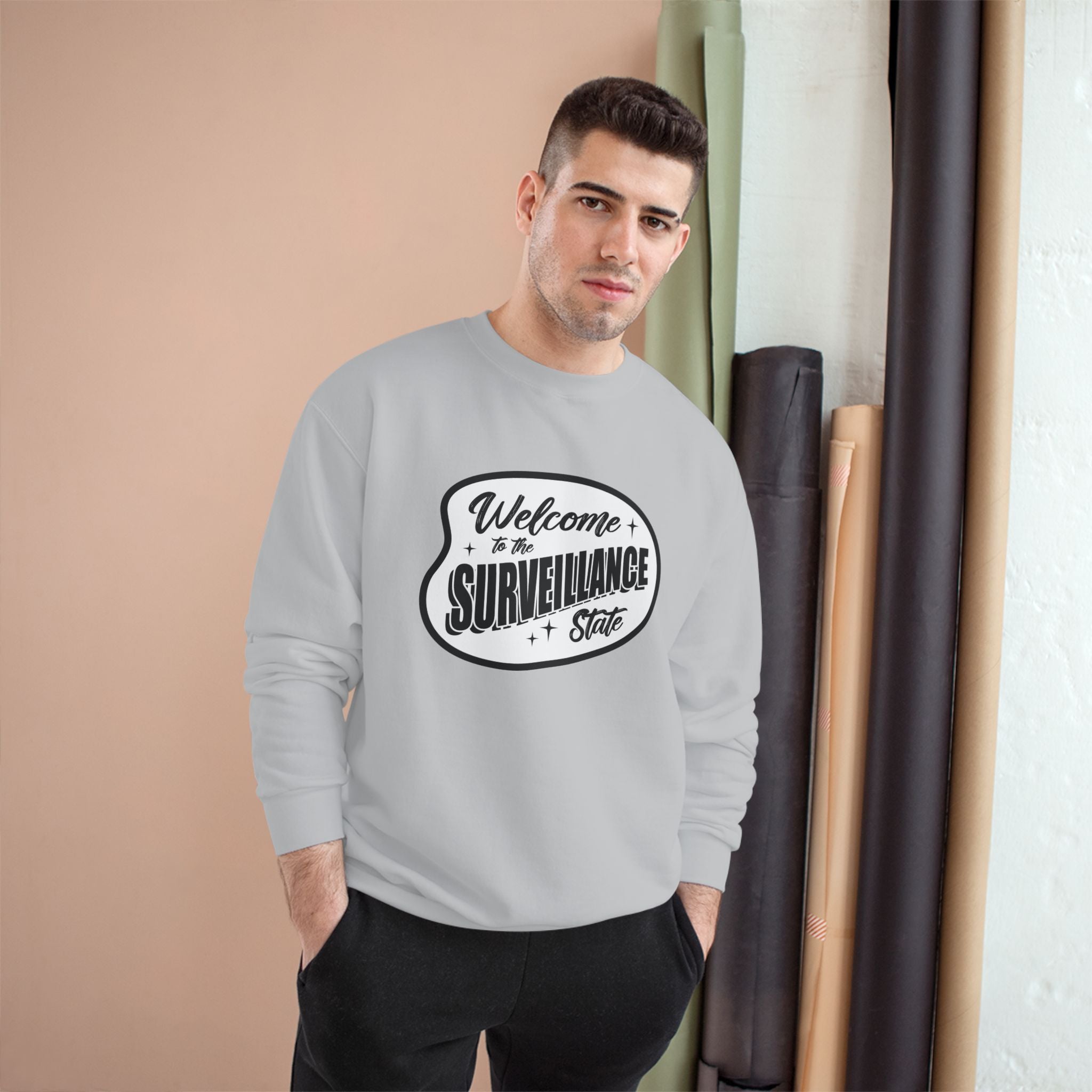 Anti AI Surveillance Champion Sweatshirt