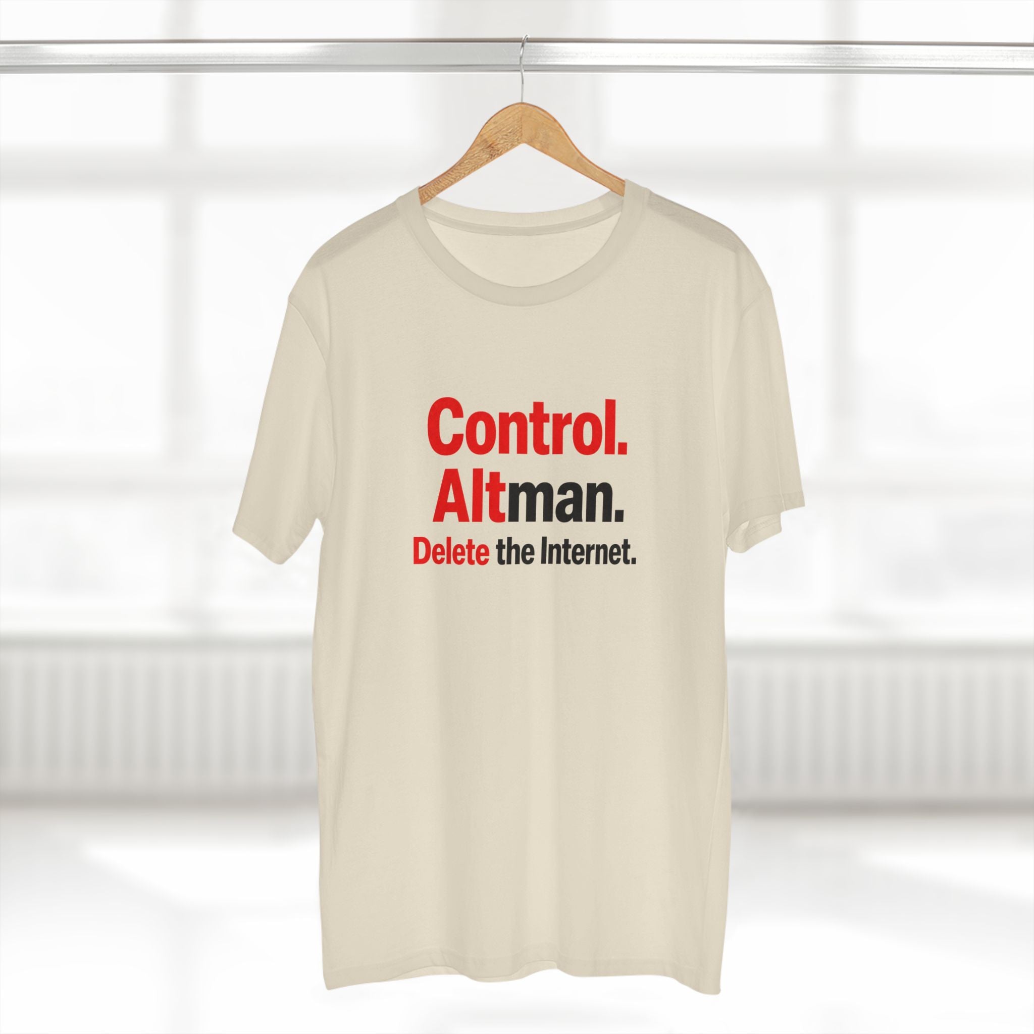 Control Alt Delete Adult Staple Tee