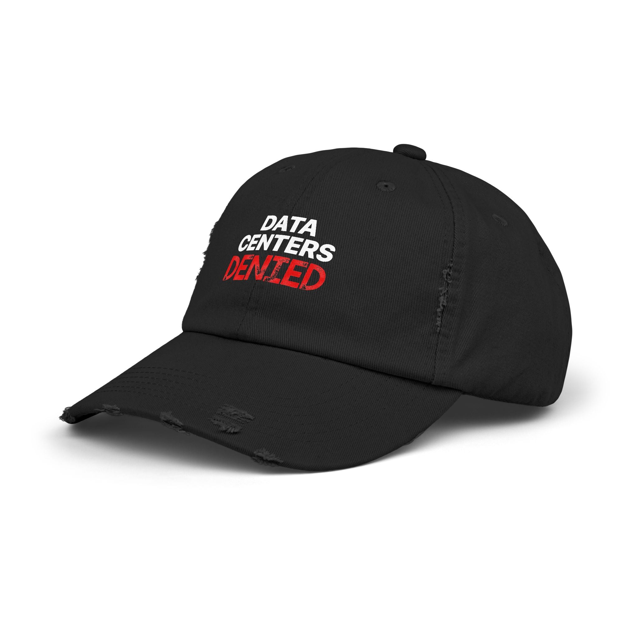 Data Center Denied Unisex Distressed Cap