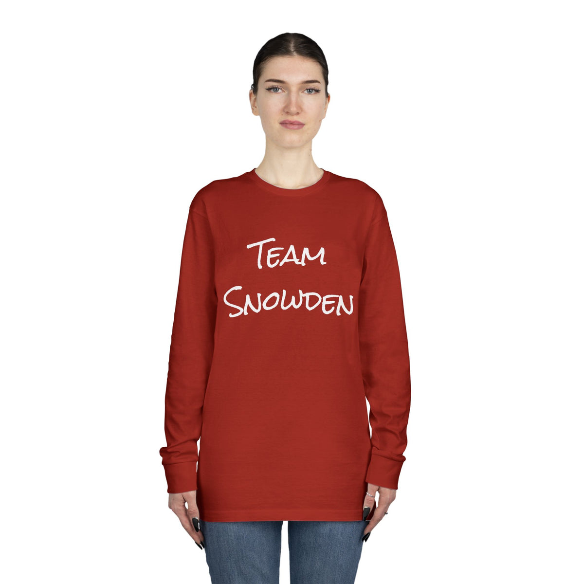Team Snowden Long Sleeve Crewneck Tee