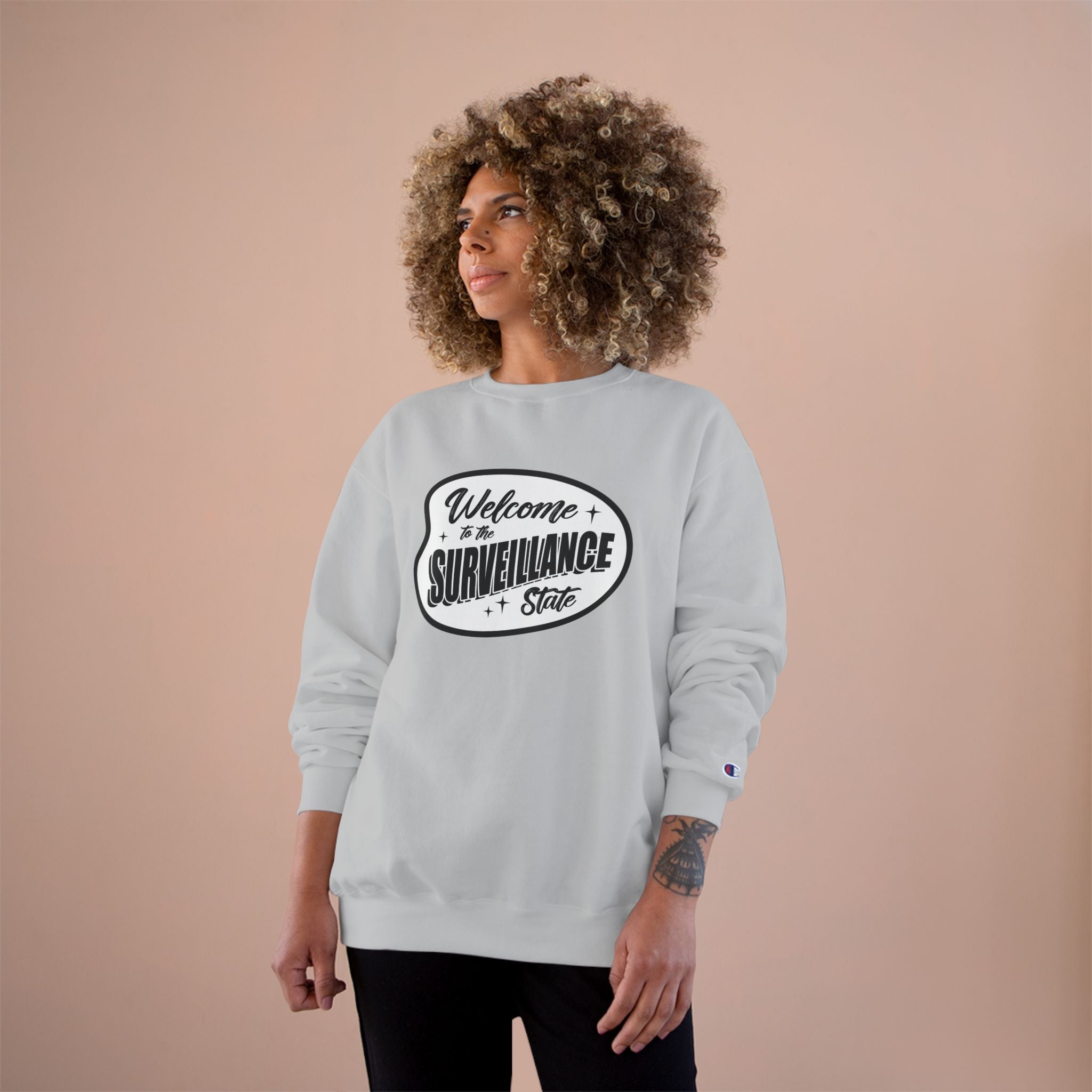 Anti AI Surveillance Champion Sweatshirt