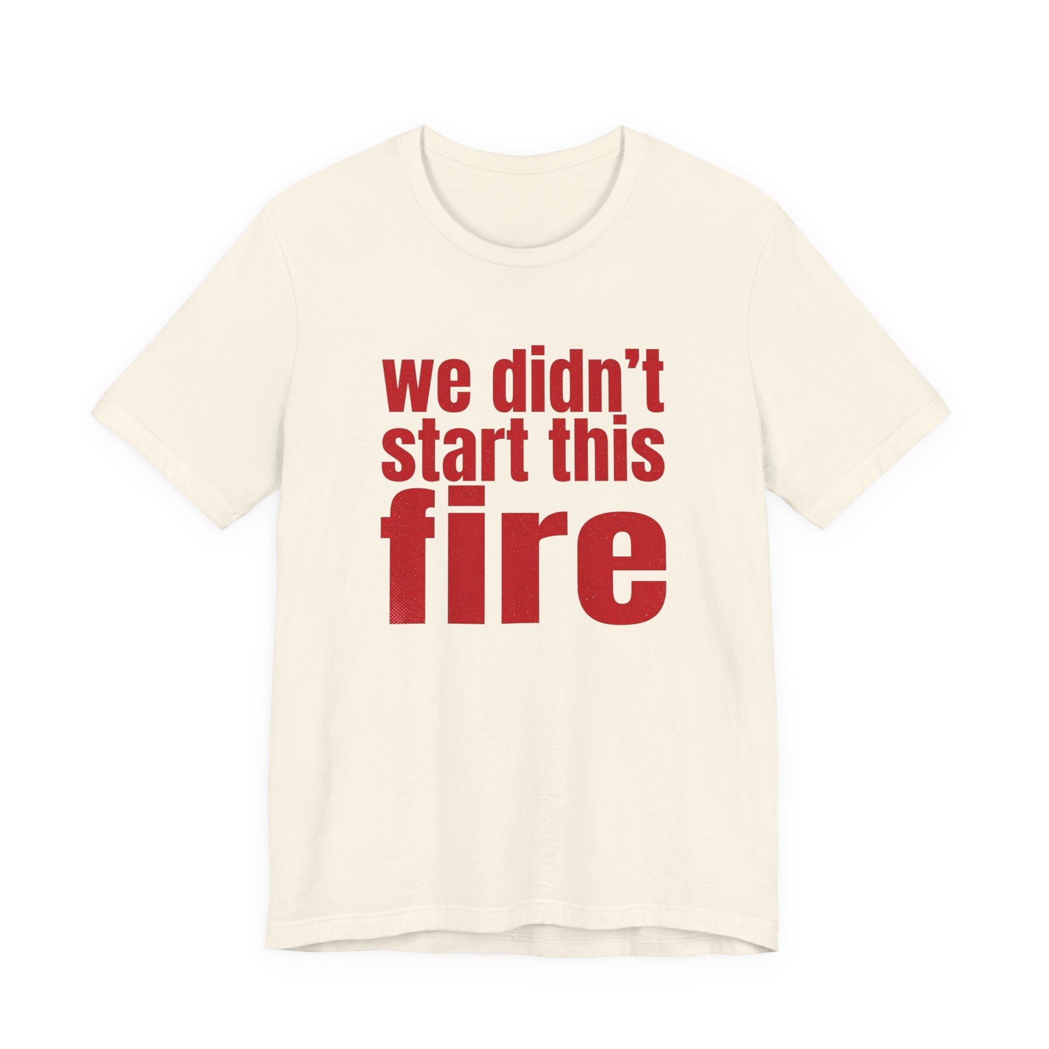 Anti Big Tech Fire Unisex Short Sleeve Tee