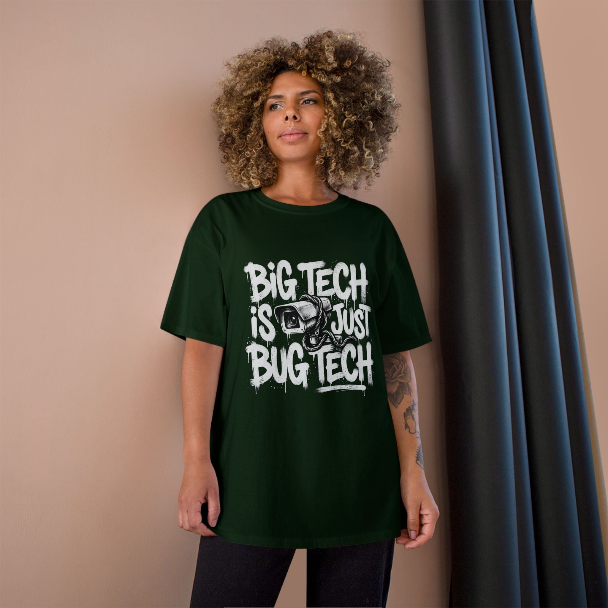 Big Tech Spy Surveillance Champion T-Shirt