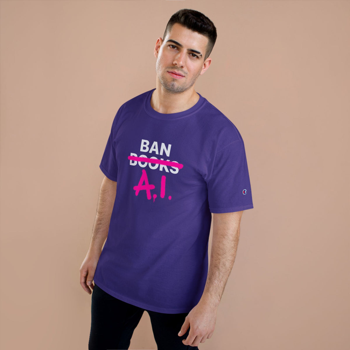 Ban AI Champion T-Shirt