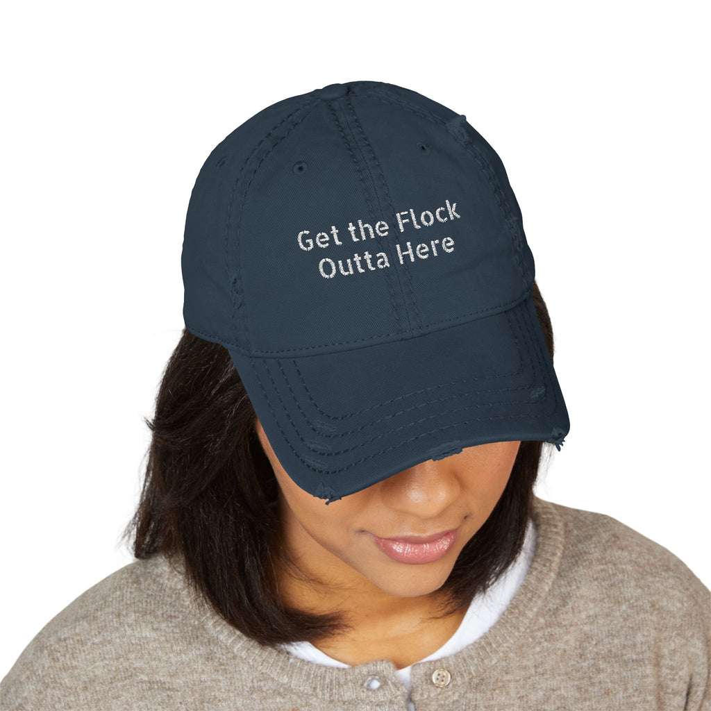 Stop AI Camera Surveillance Distressed Hat