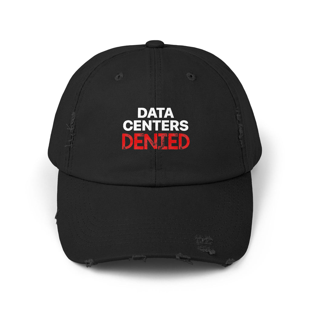 Data Center Denied Unisex Distressed Cap
