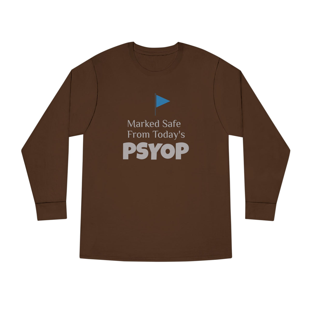 Psyop Safe Long Sleeve Crewneck Tee