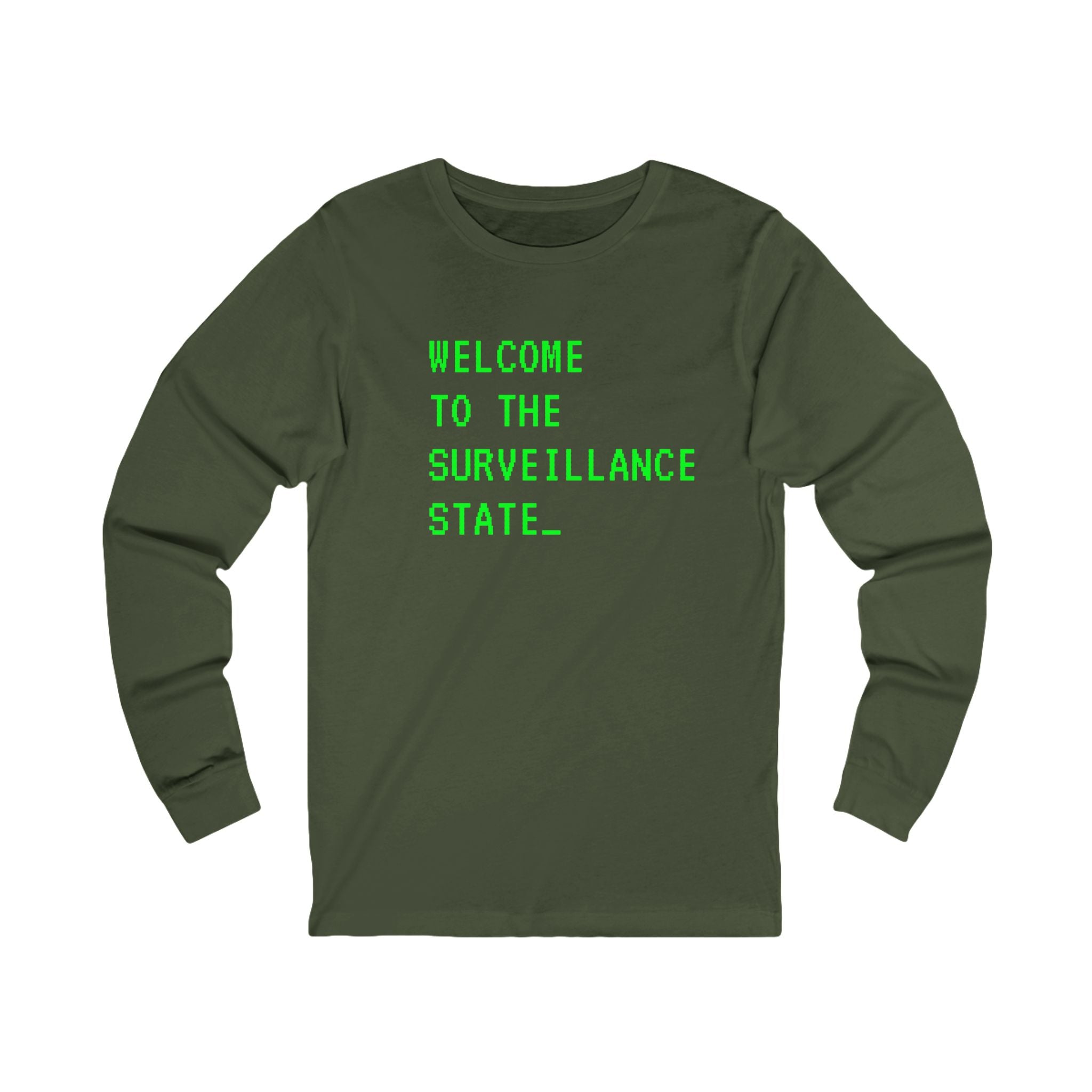 Anti AI Surveillance Long Sleeve Tee