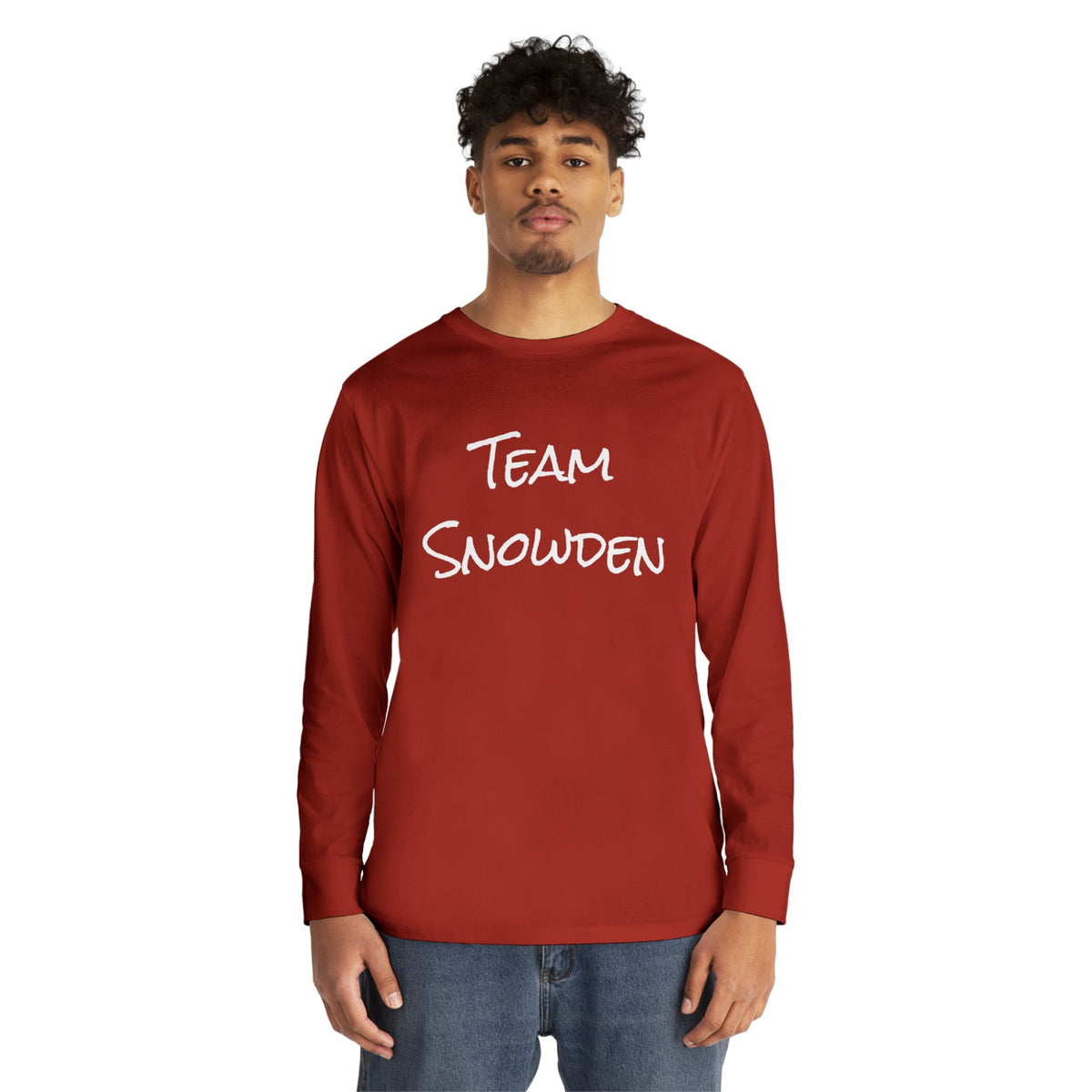 Team Snowden Long Sleeve Crewneck Tee